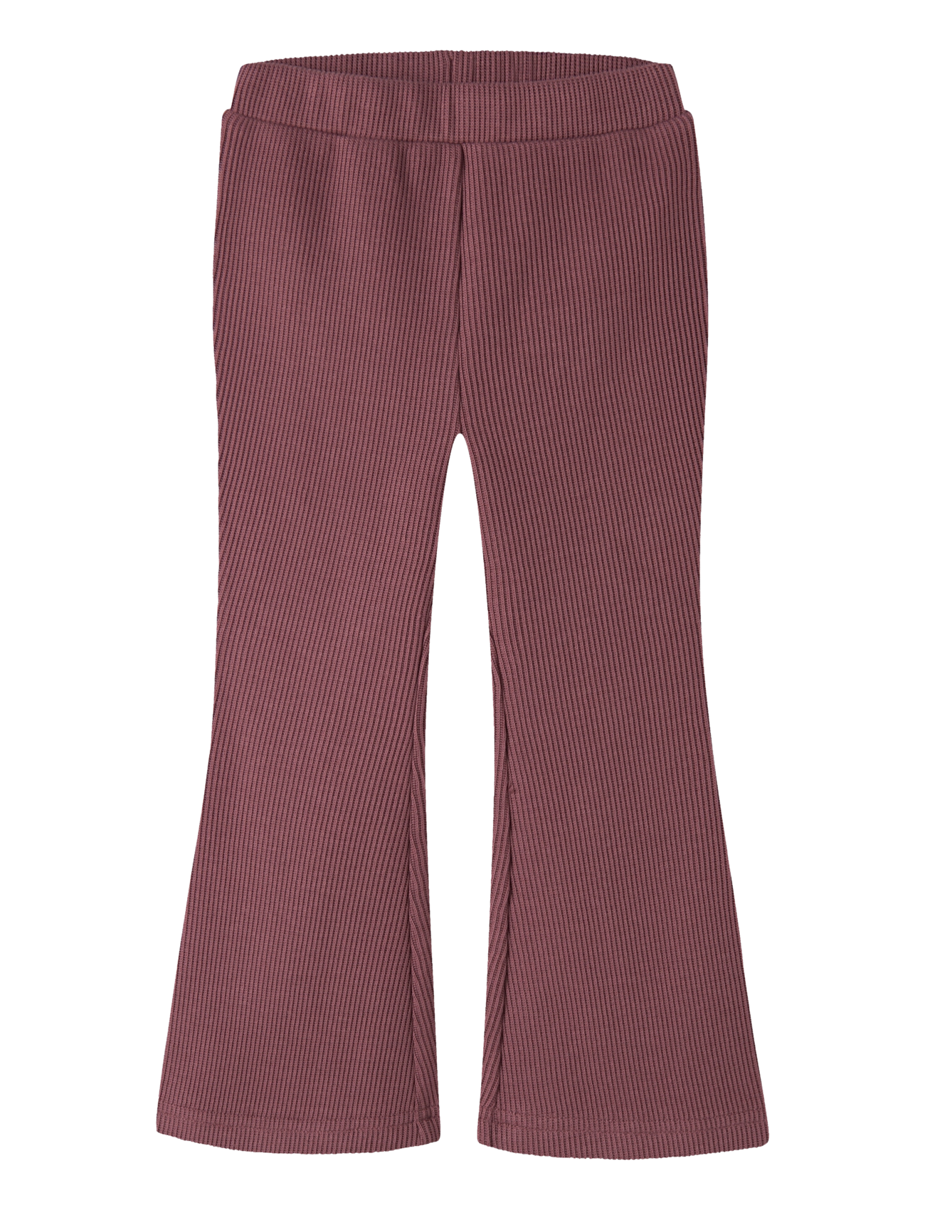 name it NMFOHANNA FLARED PANT - Bukser - WILD GINGER / burgundy