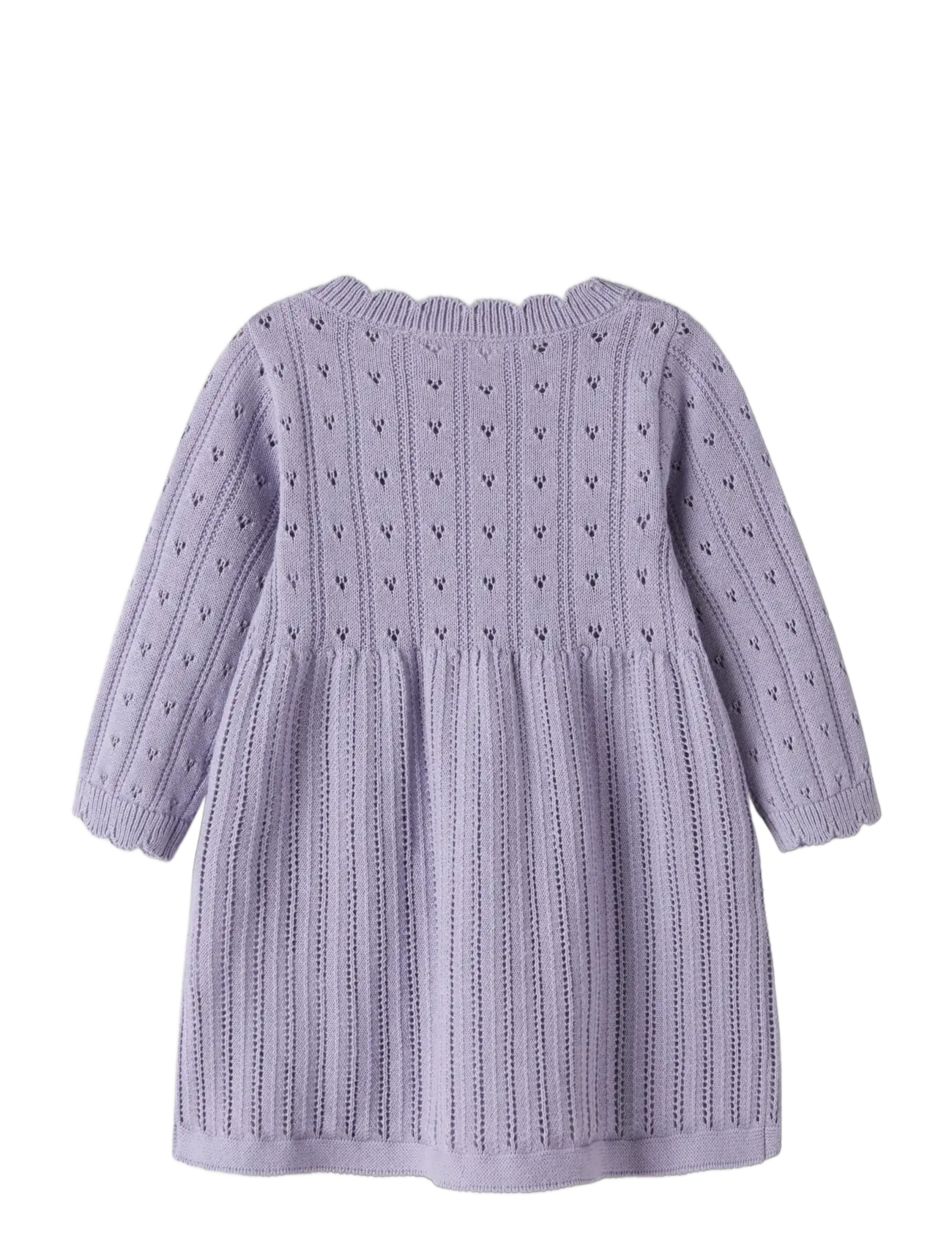 name it - NBFOXENIA LS KNIT DRESS - langærmede babykjoler - heirloom lilac - 1