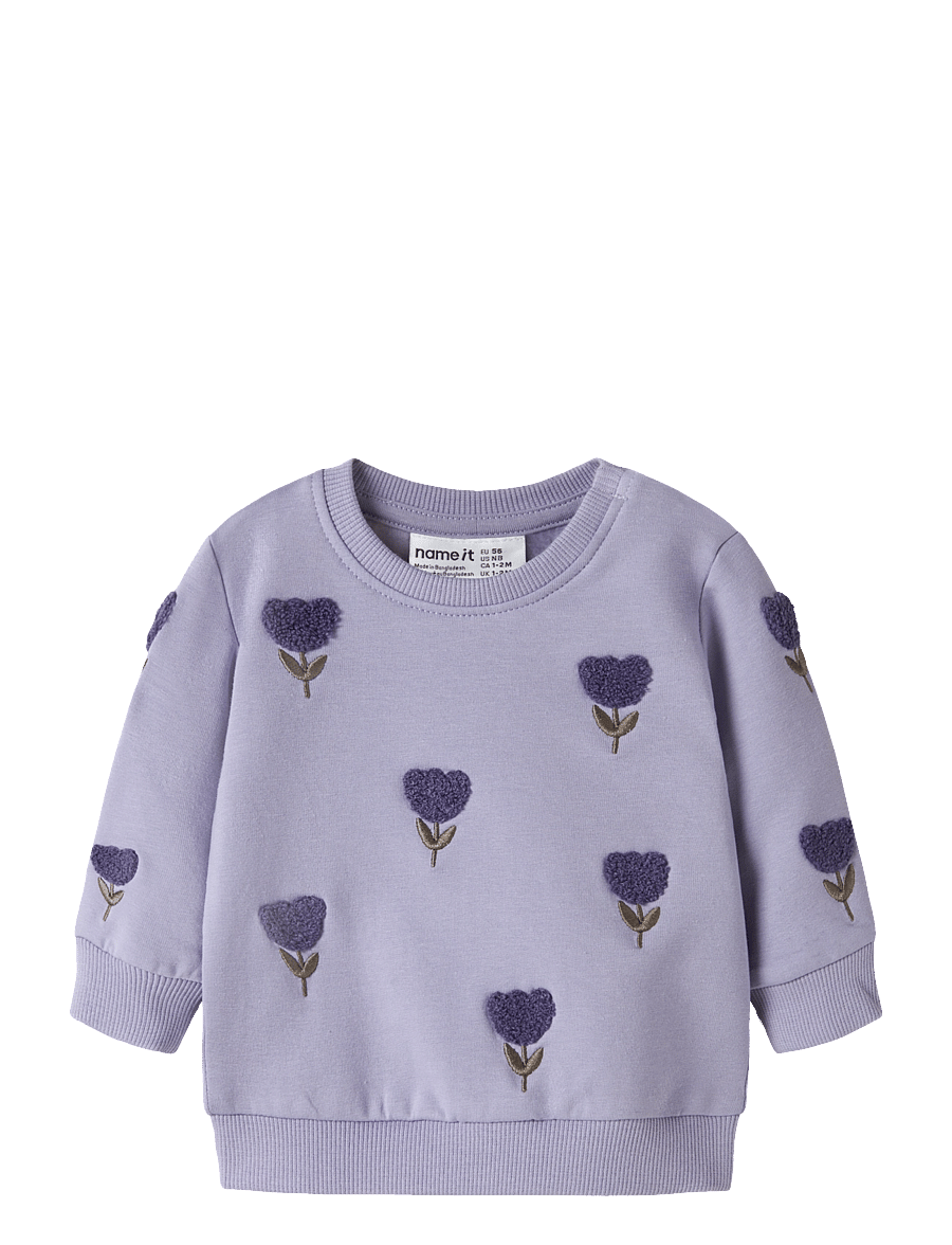 name it - NBFODITTE LS SWEAT BRU - heirloom lilac - 0