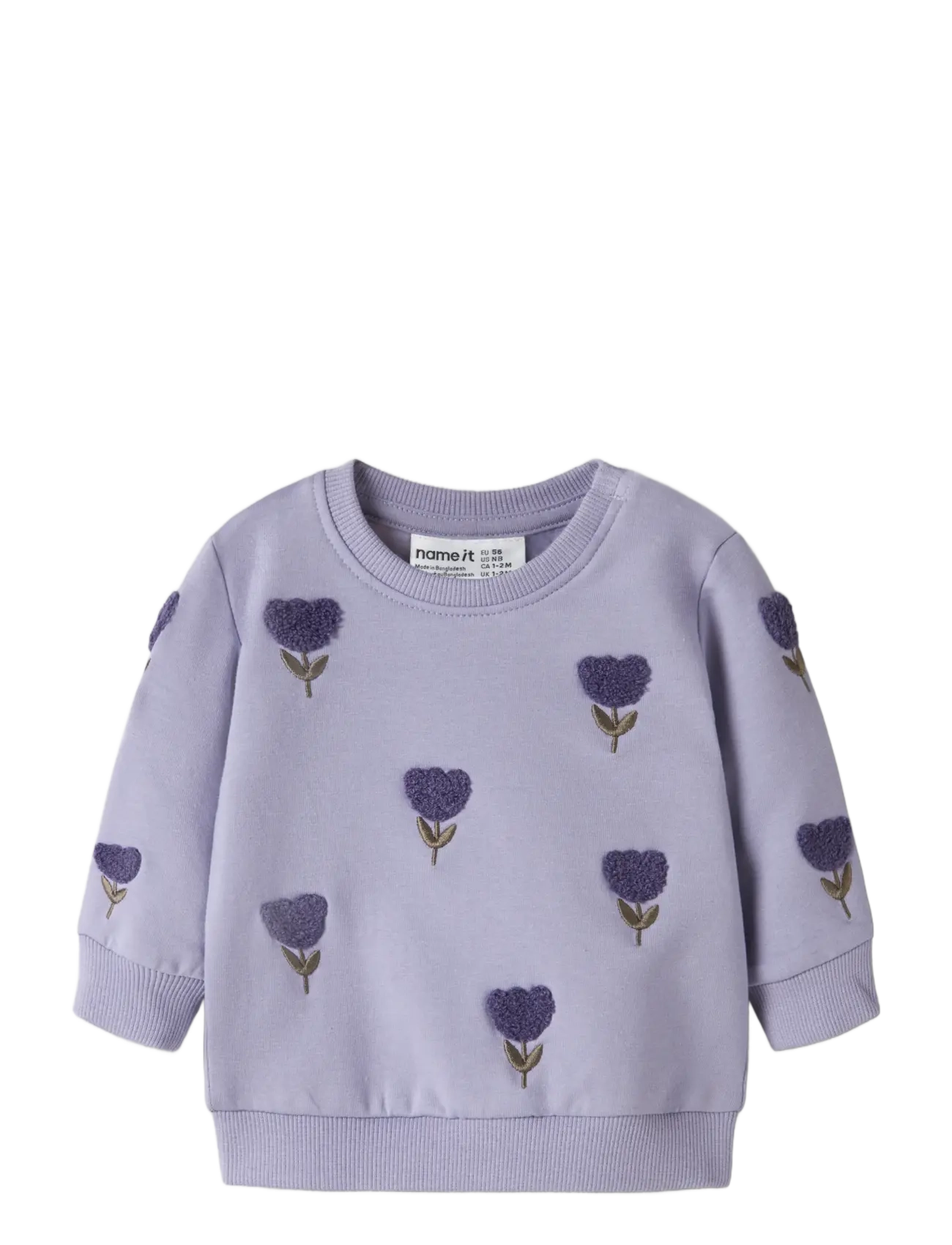 name it - NBFODITTE LS SWEAT BRU - heirloom lilac - 2