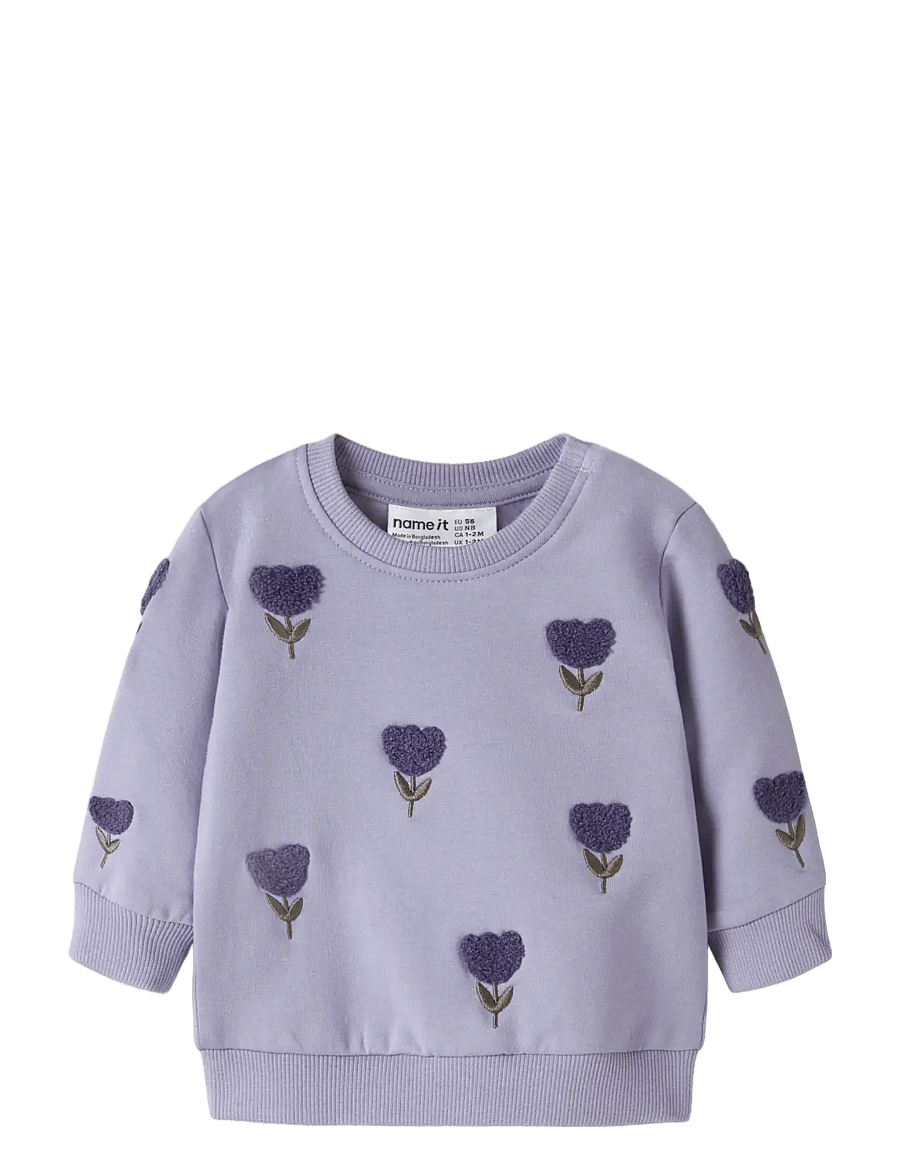 name it - NBFODITTE LS SWEAT BRU - heirloom lilac - 2
