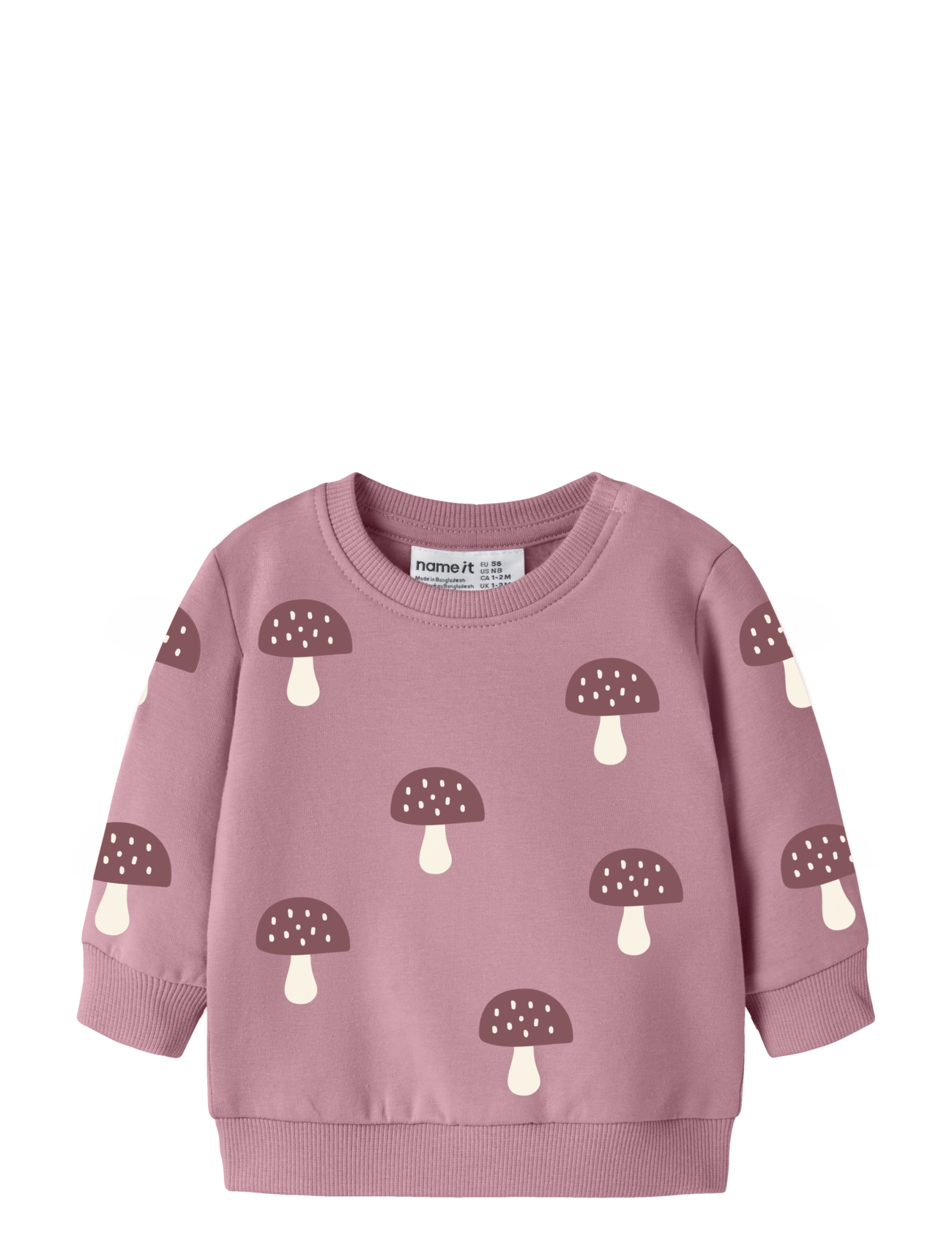 name it NBFODITTE LS SWEAT BRU - Sweatshirts - LILAS / pink/rose
