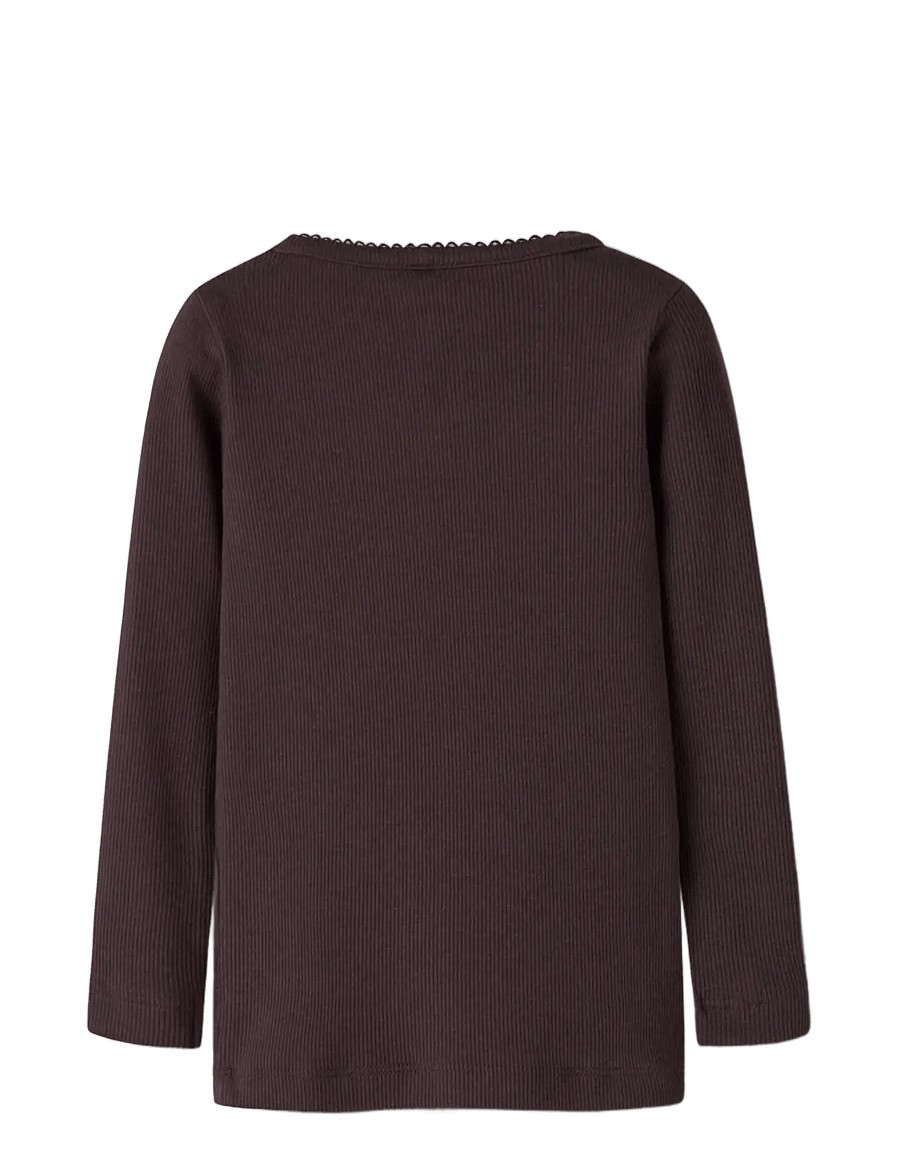 name it - NMFONAYA LS XSL TOP BOX - chocolate plum - 1
