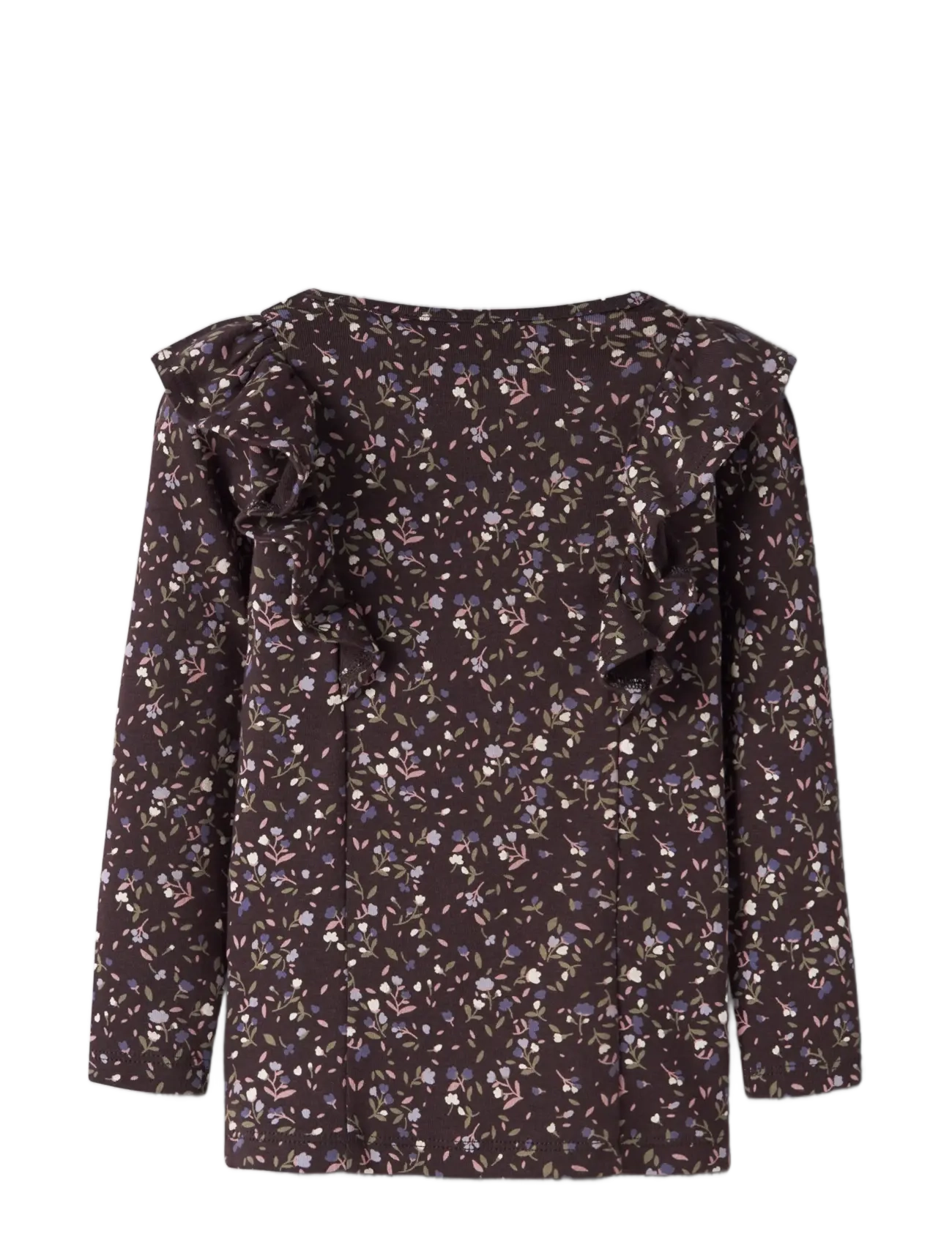 name it - NMFOCEANA LS XSL TOP - chocolate plum - 1