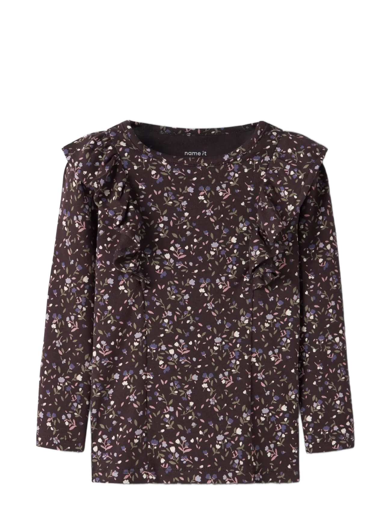 name it - NMFOCEANA LS XSL TOP - chocolate plum - 2