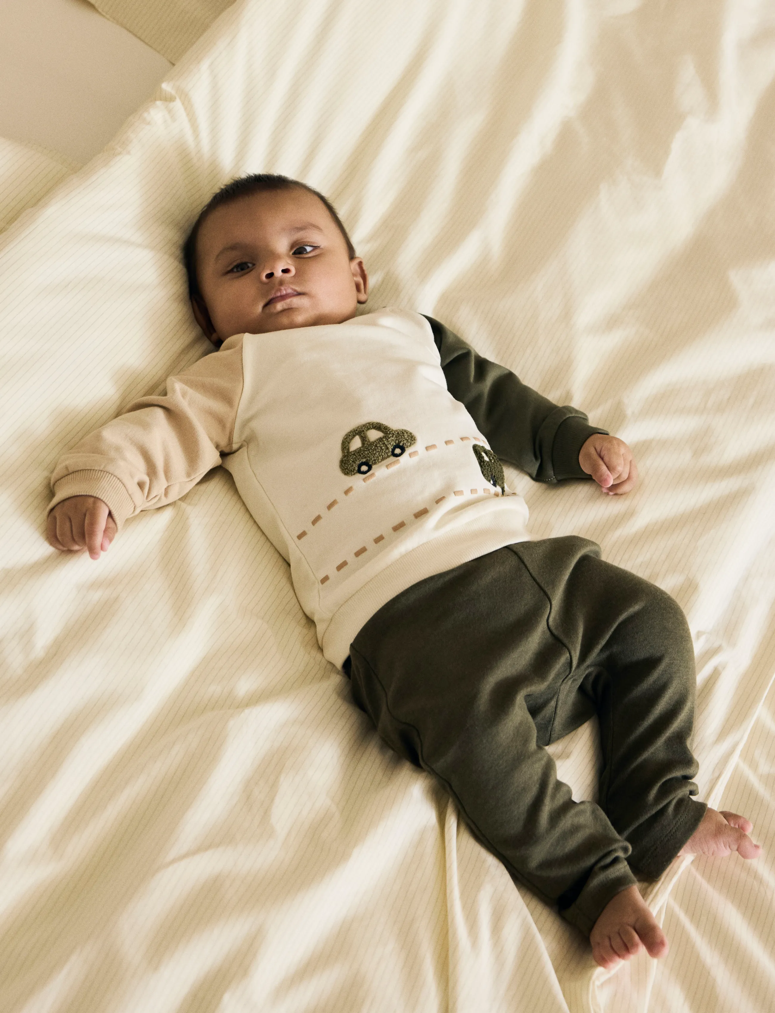 name it - NBMOHONEY PANT - babyhosen - olive night - 2