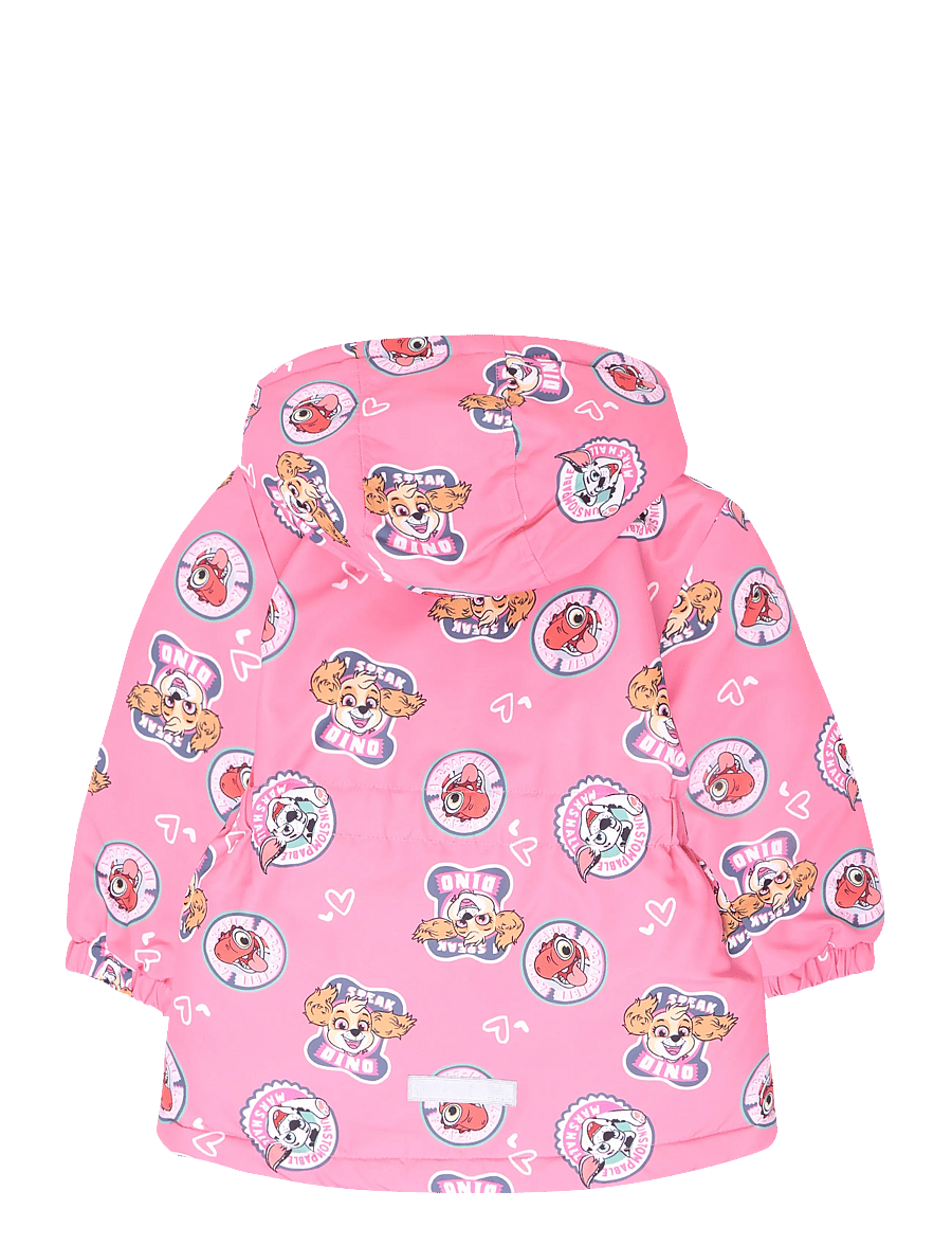 name it - NMFMAXI JI PAW JACKET NOOS CPLGM - daunen- und steppjacken - flowering ginger - 1