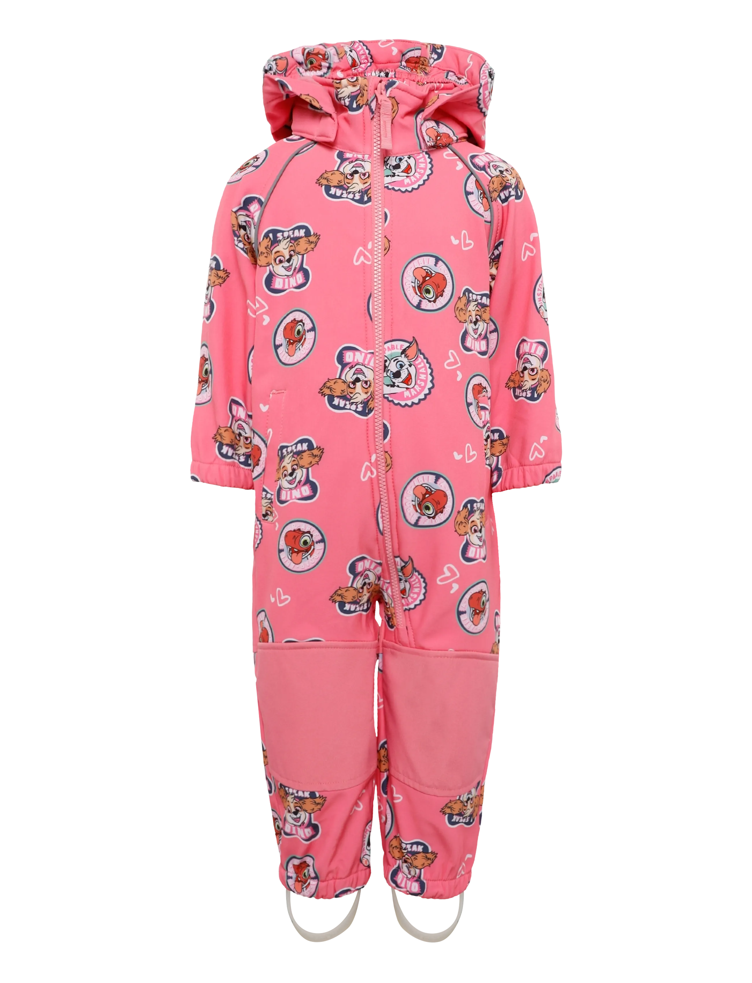 name it NMFALFA08 PAW SOFTSHELL SUIT NOOS CPLGM - Softshell-Overalls - FLOWERING GINGER / pink/rose