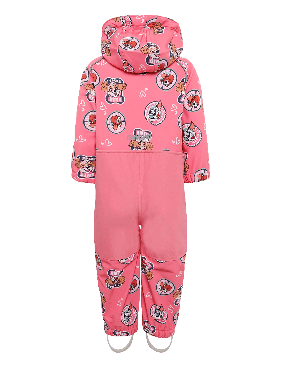 name it - NMFALFA08 PAW SOFTSHELL SUIT NOOS CPLGM - softshell-overalls - flowering ginger - 1
