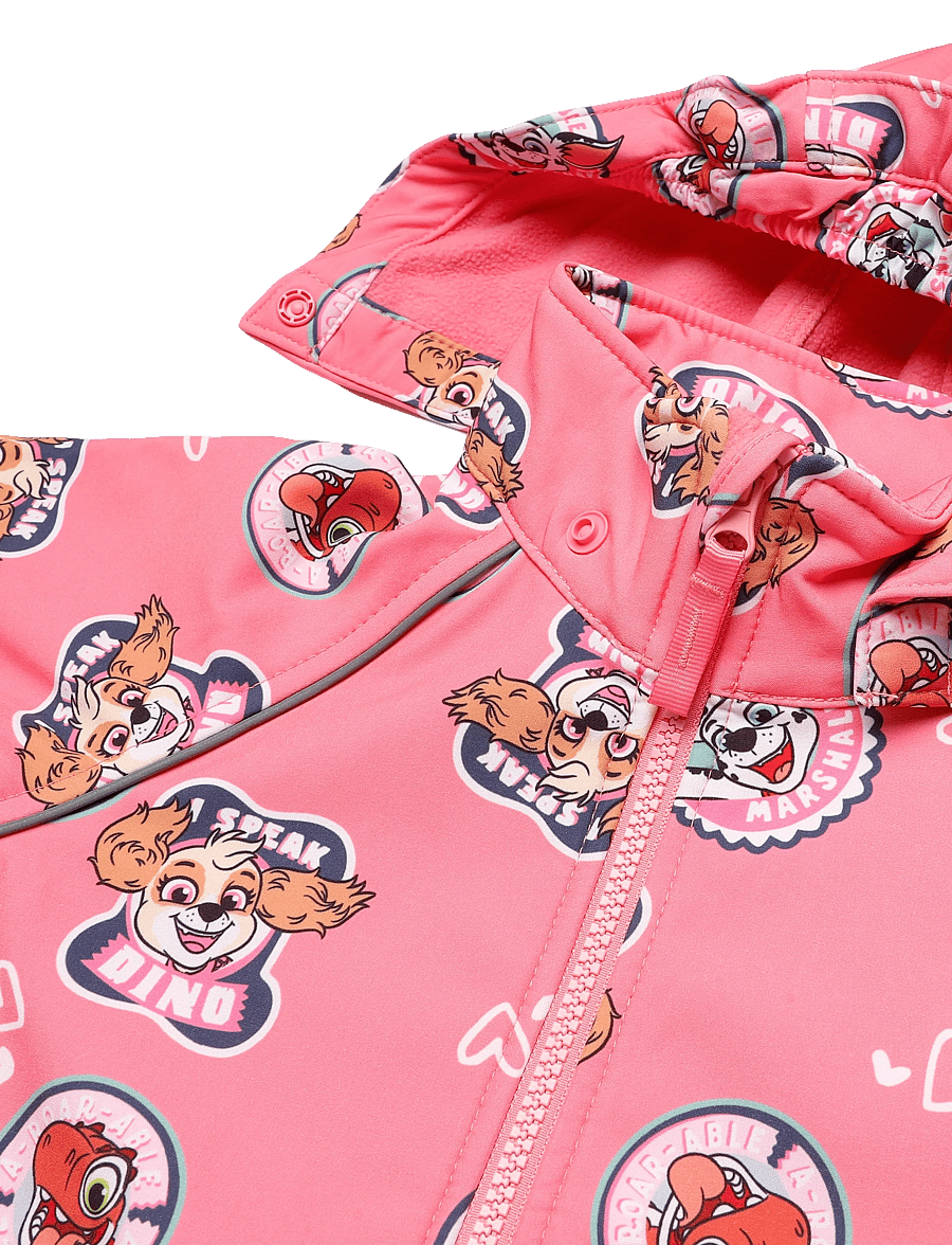 name it - NMFALFA08 PAW SOFTSHELL SUIT NOOS CPLGM - softshell-overalls - flowering ginger - 2