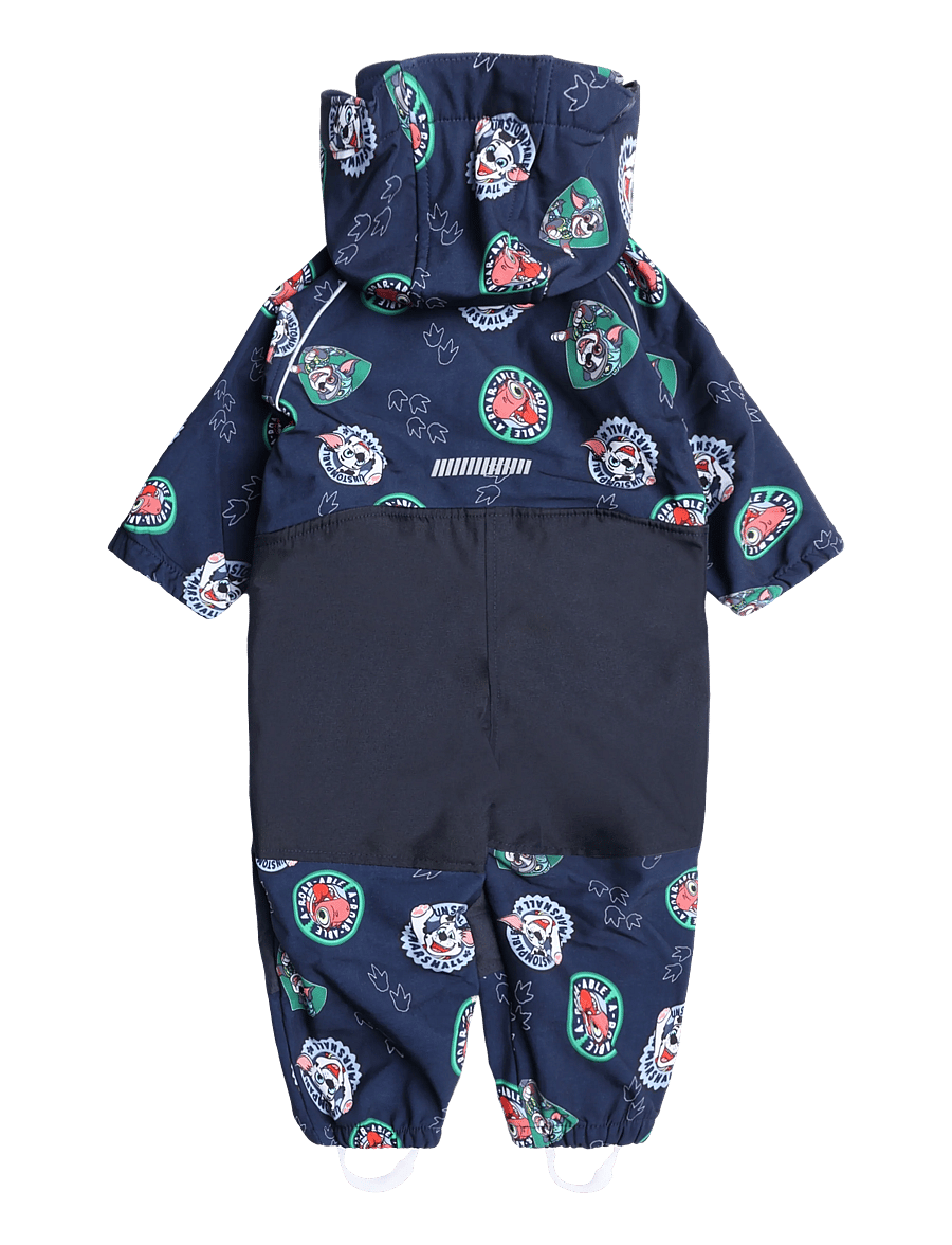 name it - NMMALFA08 PAW SOFTSHELL SUIT NOOS CPLGM - softshell-overalls - navy blazer - 1