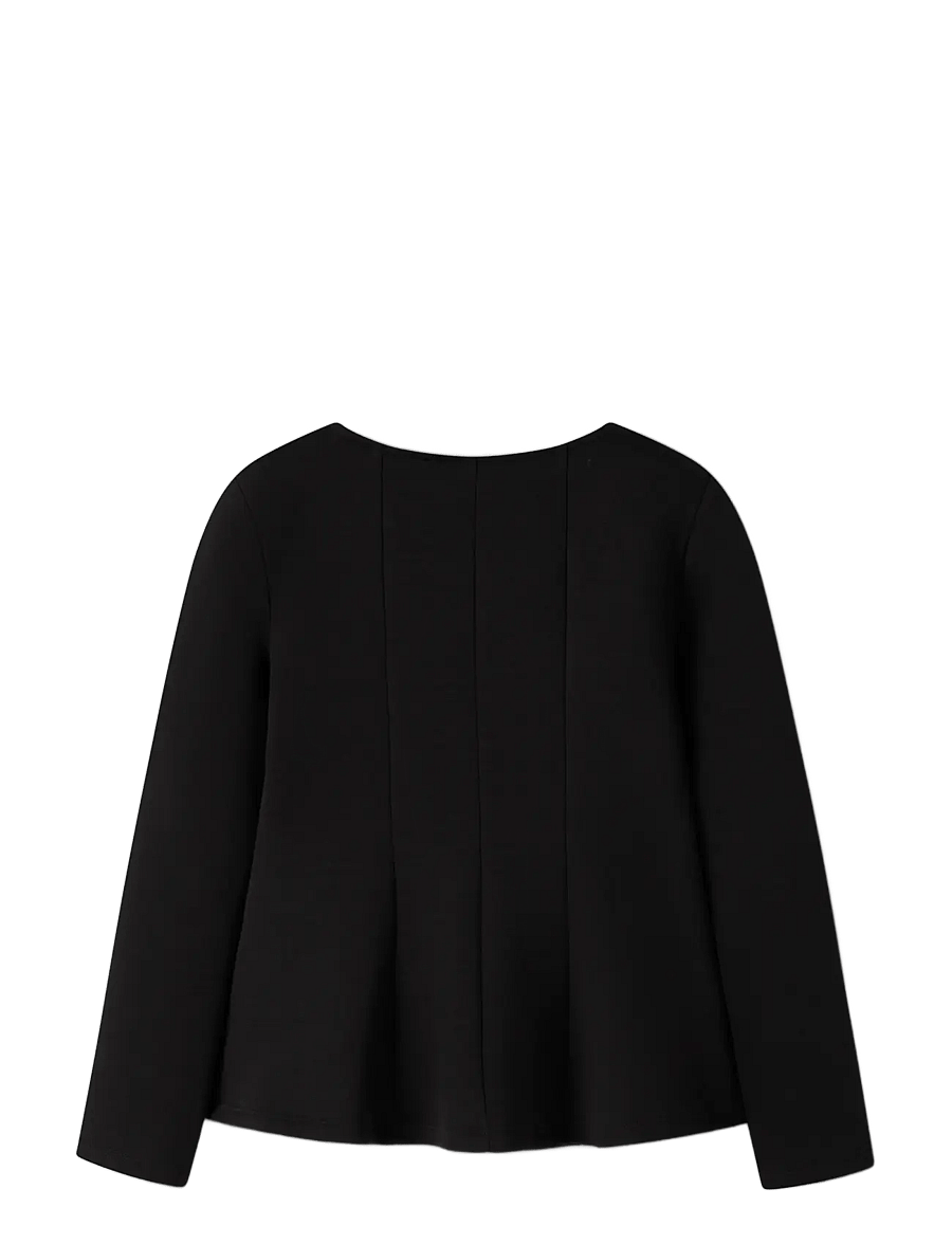 name it - NKFOFANA LS TOP - langärmelig - black - 1