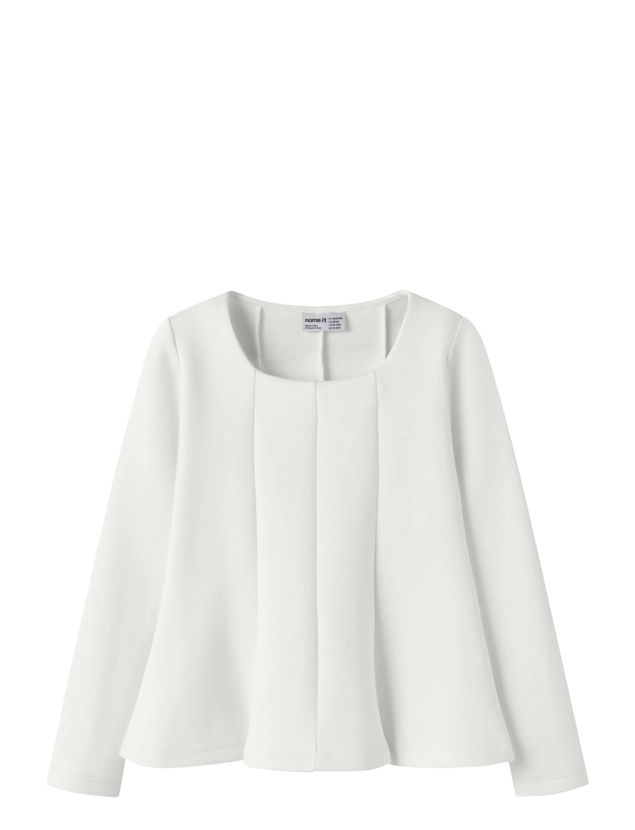 name it NKFOFANA LS TOP - Oberteile & T-Shirts - CLOUD DANCER / white