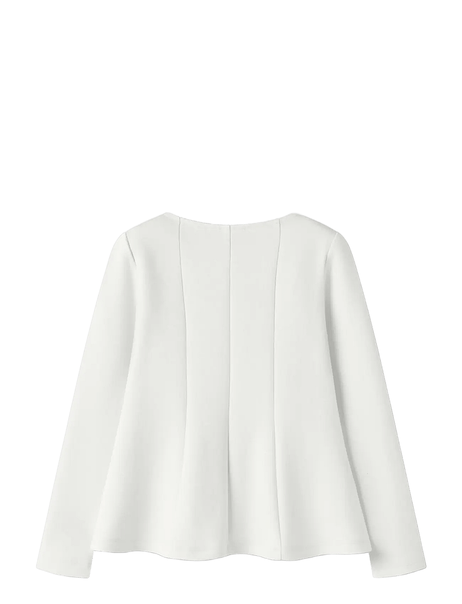 name it - NKFOFANA LS TOP - langärmelig - cloud dancer - 1