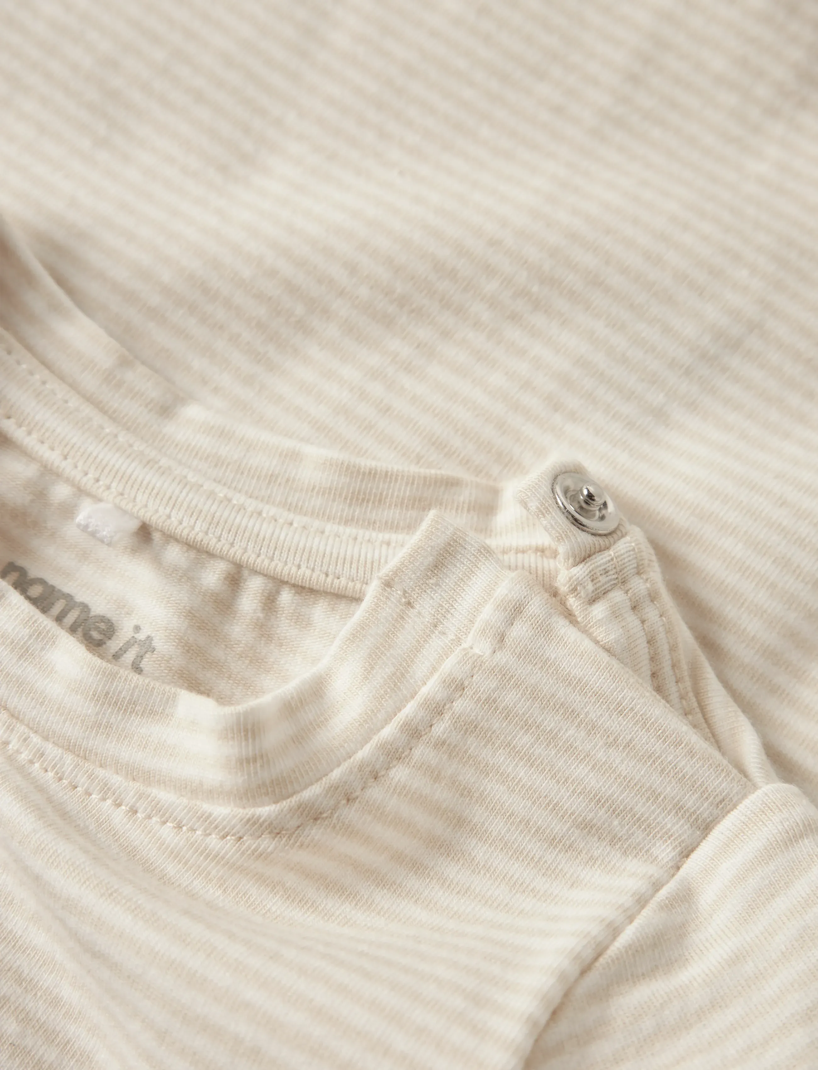 name it - NBNJOPLE SS TOP SET - sett með stuttermabol - almond milk - 4