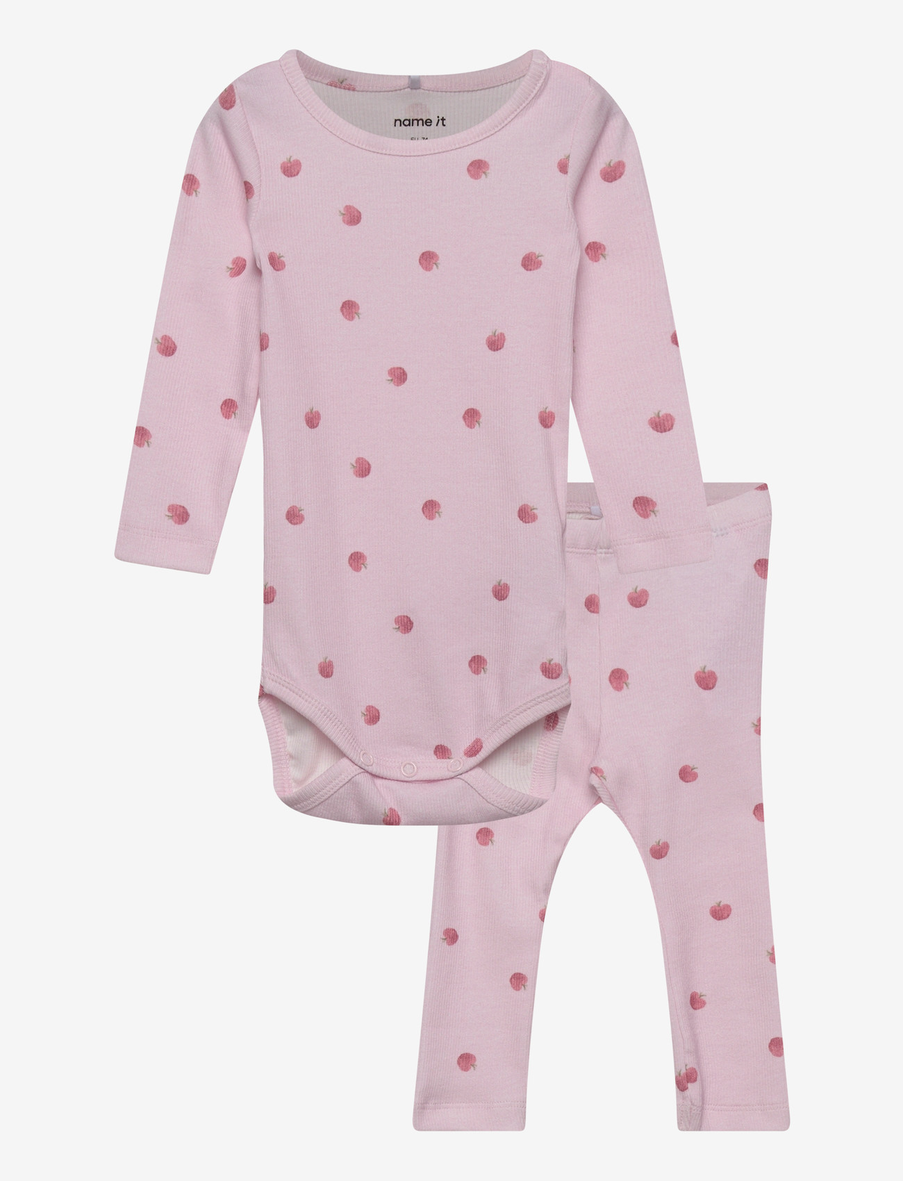 name it - NBFFOAPPLE LS BODY SET - die niedrigsten preise - cradle pink - 0