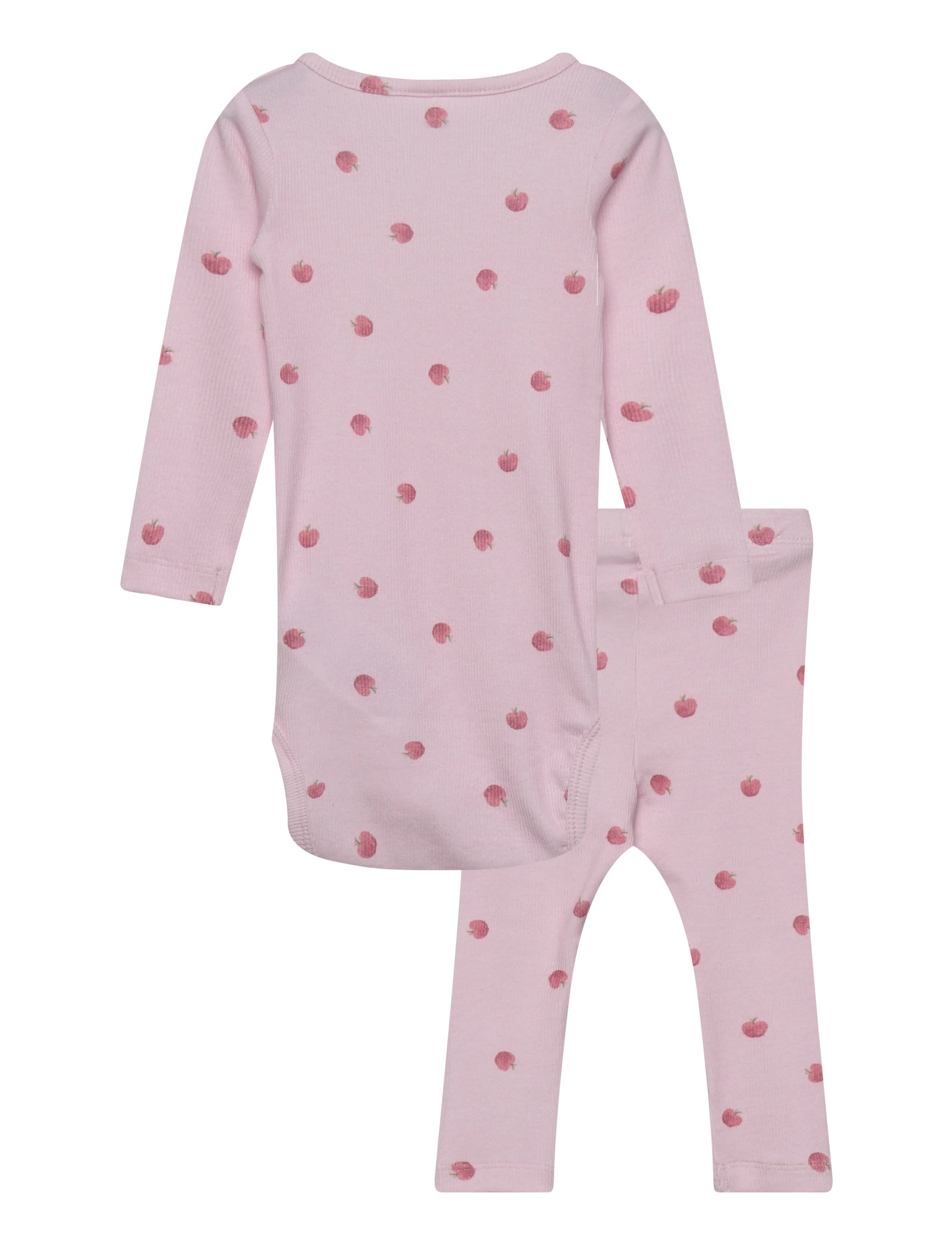 name it - NBFFOAPPLE LS BODY SET - gode sommertilbud - cradle pink - 1