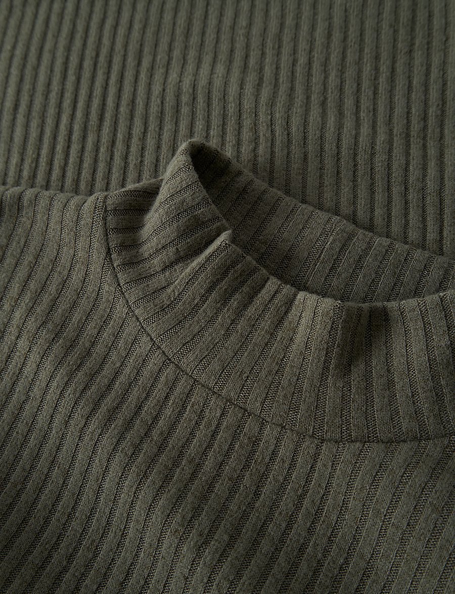 name it - NKFOMAGGIE LS SLIM TOP - langärmelig - olive night - 3