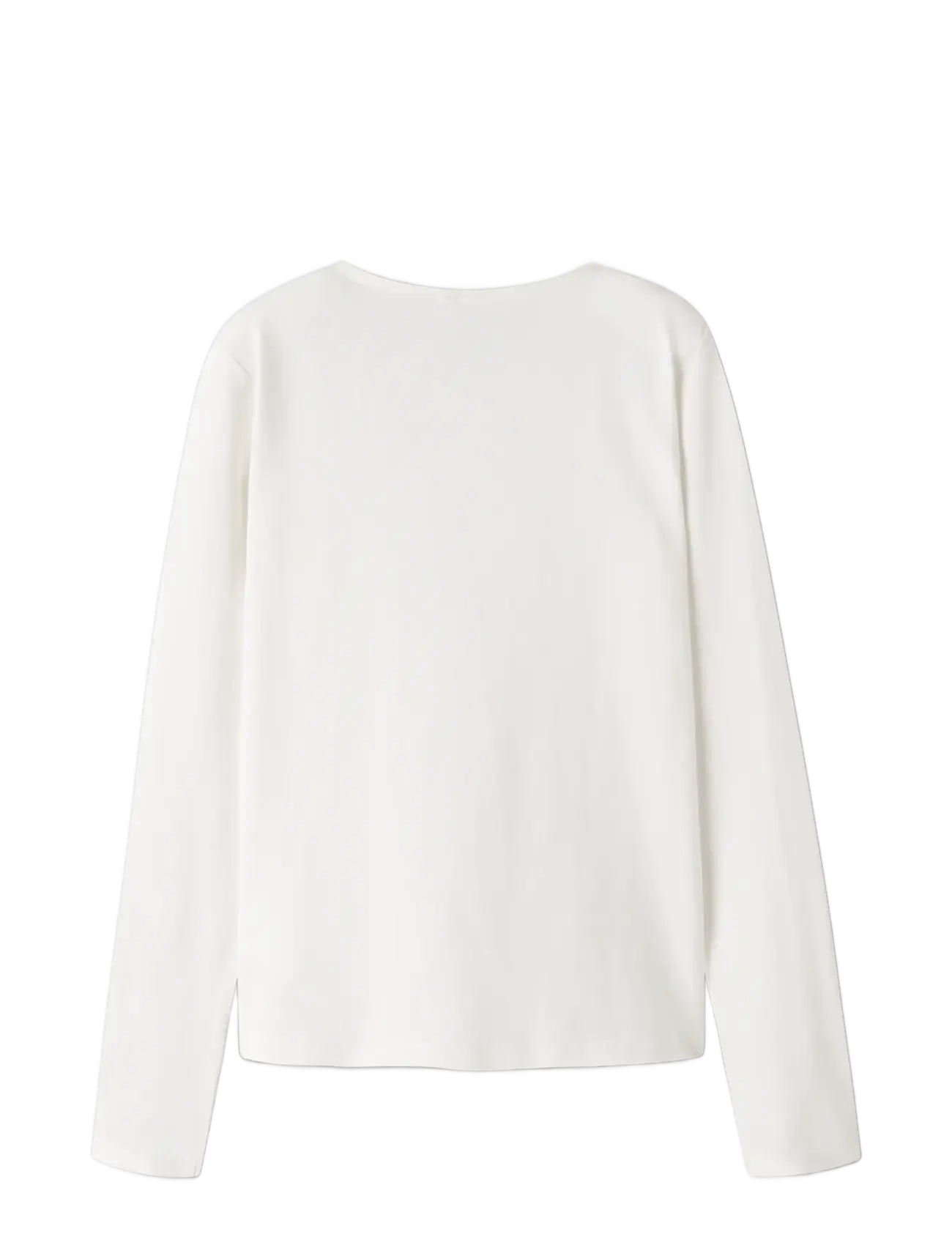 name it - NKFOLENNI LS SLIM TOP BOX - långärmade t-shirts - cloud dancer - 1
