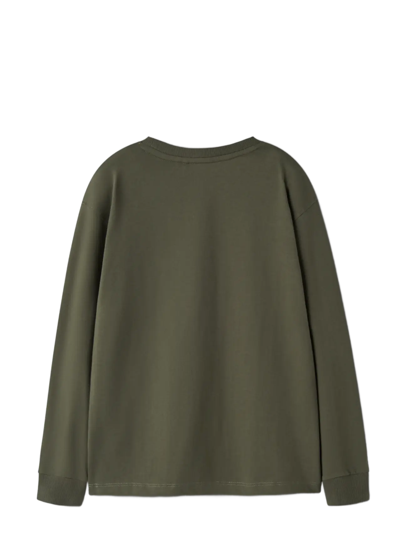 name it - NKMOSVALDI LS NREG TOP BOX - langärmelig - olive night - 1