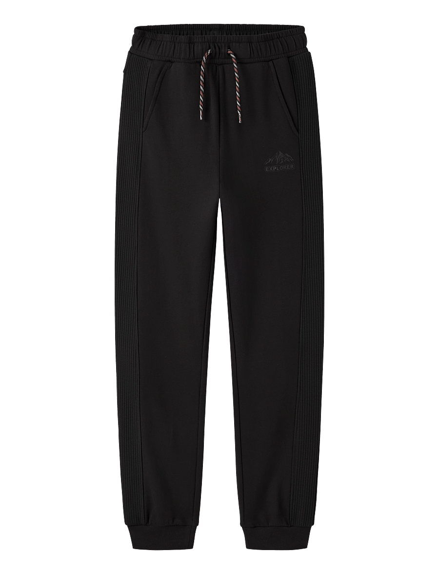 name it - NKMODIN NREG SWEAT PANT BRU - mjukisbyxor - black - 0