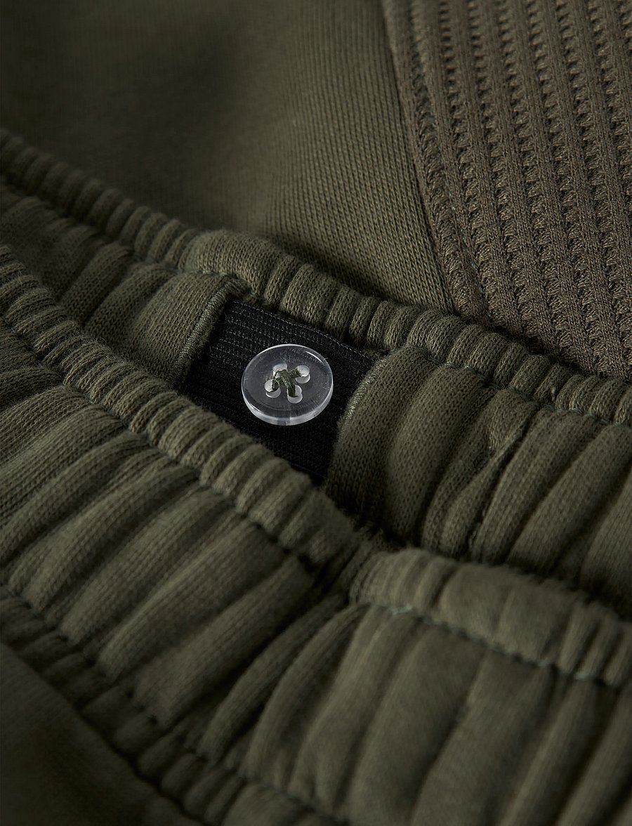 name it - NKMODIN NREG SWEAT PANT BRU - mjukisbyxor - olive night - 2