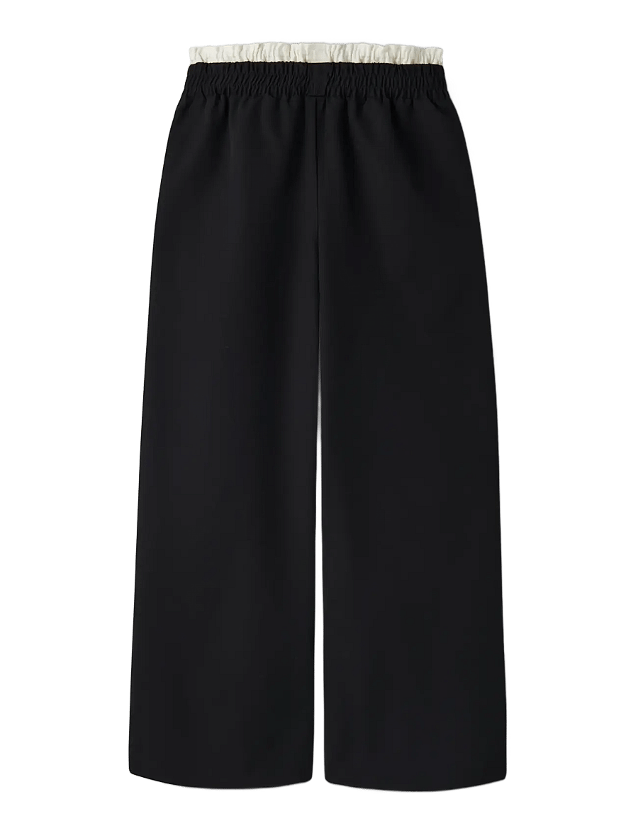 name it - NKFOJETTO X-WIDE PANT - black - 1