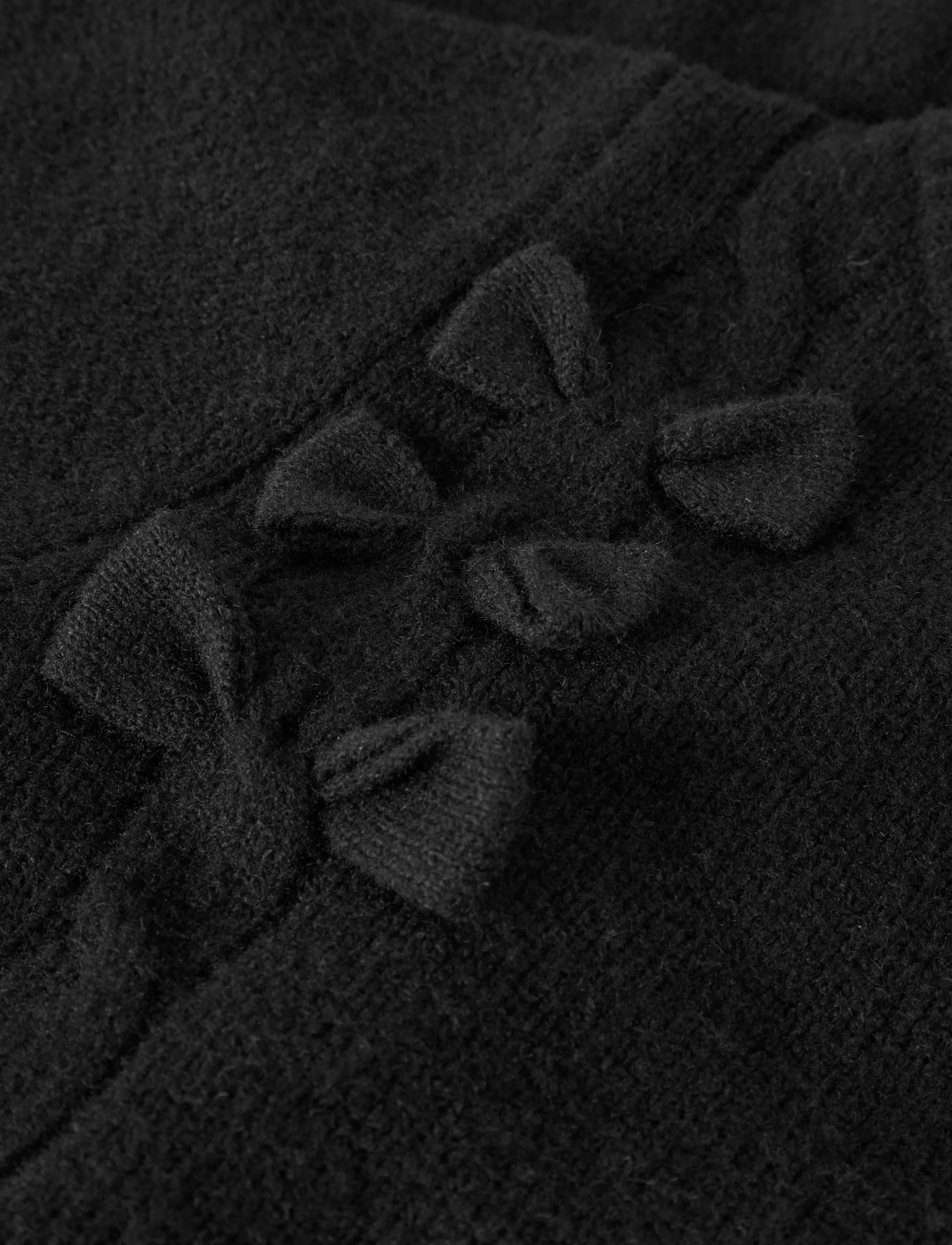 name it - NKFOJESMI LS KNIT - black - 2