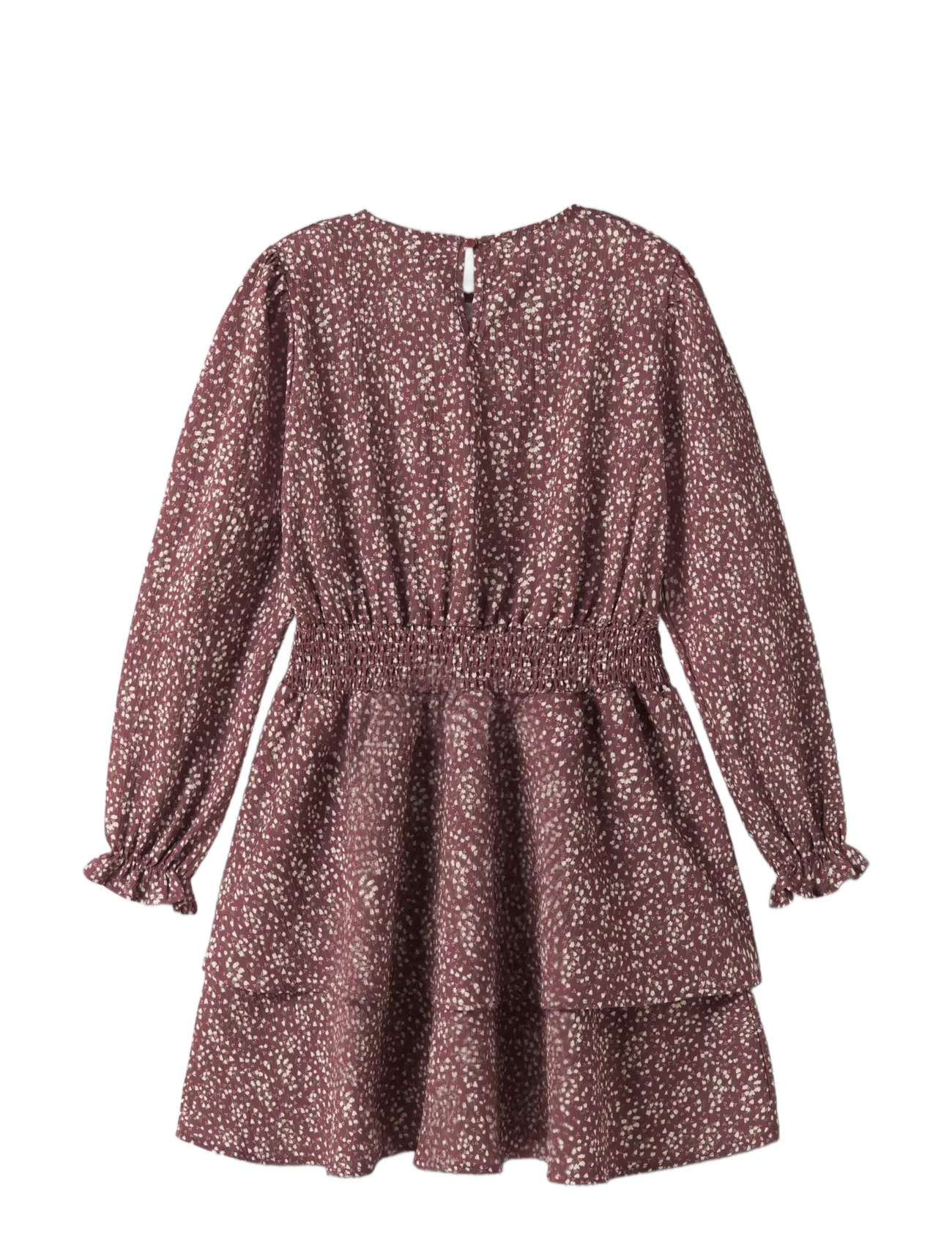 name it - NKFOHAJO LS DRESS - langærmede hverdagskjoler - wild ginger - 1