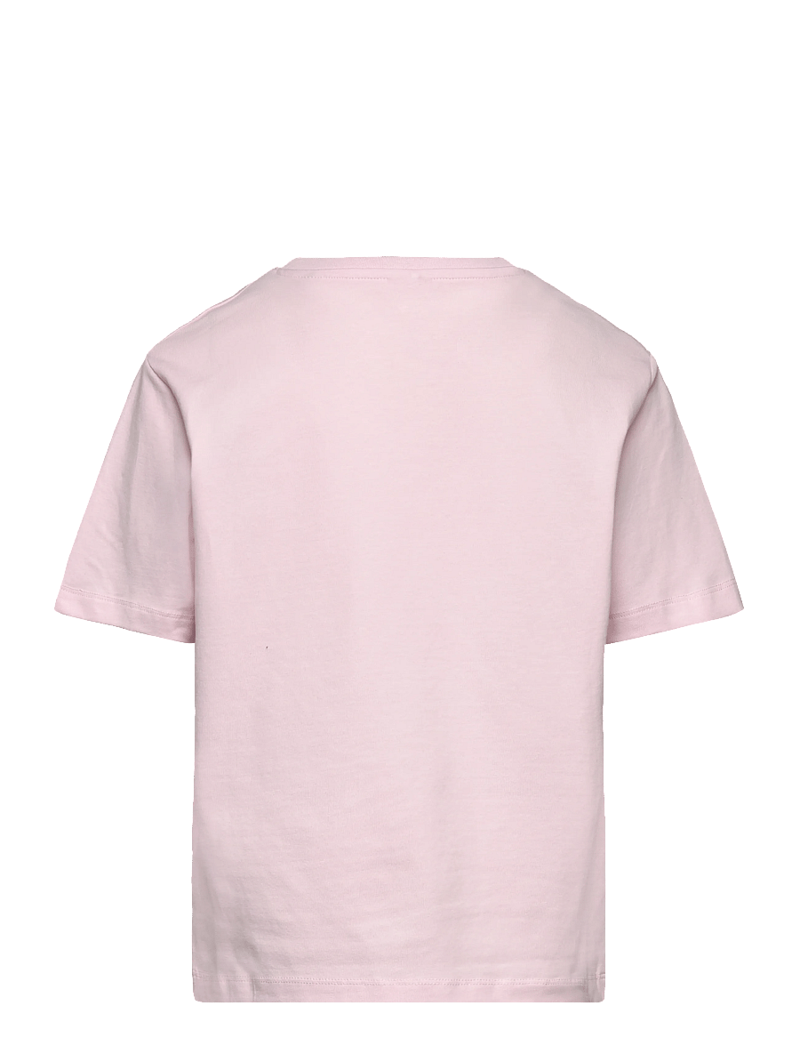 name it - NKFABBI CAPYBARA SS NREG TOP LNOOS SKY - kurzärmelige - cradle pink - 1