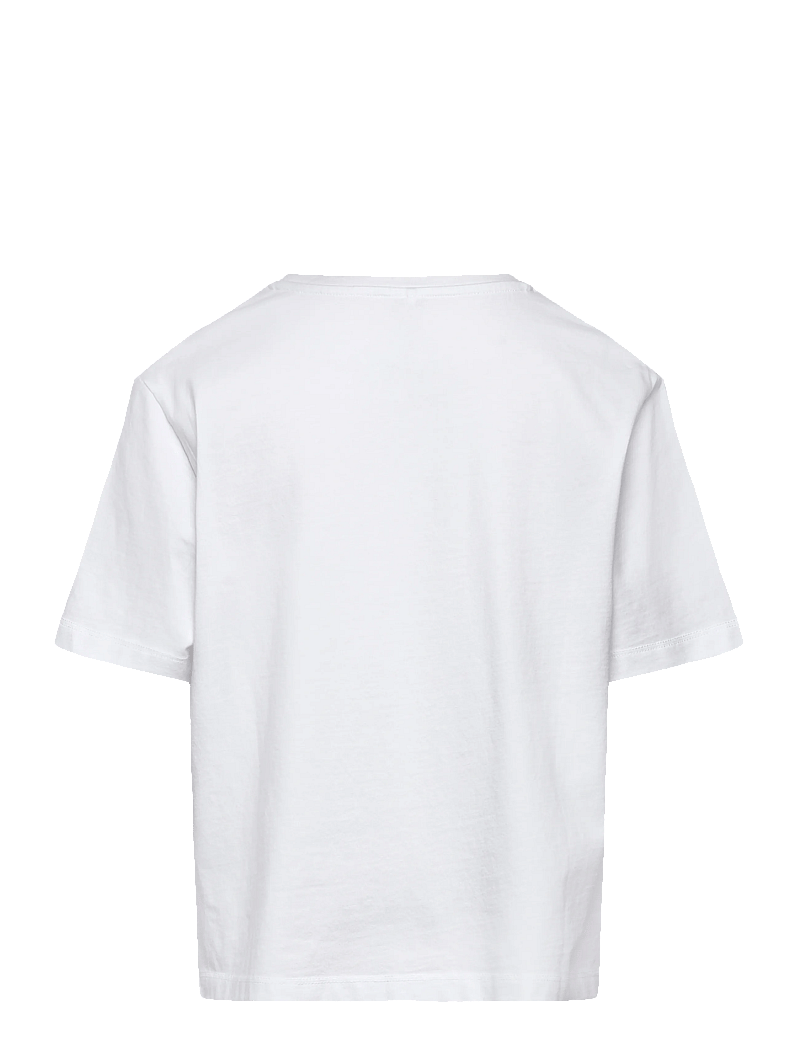 name it - NKFABINA CAPYBARA SS NREG TOP LNOOS SKY - short-sleeved t-shirts - bright white - 1