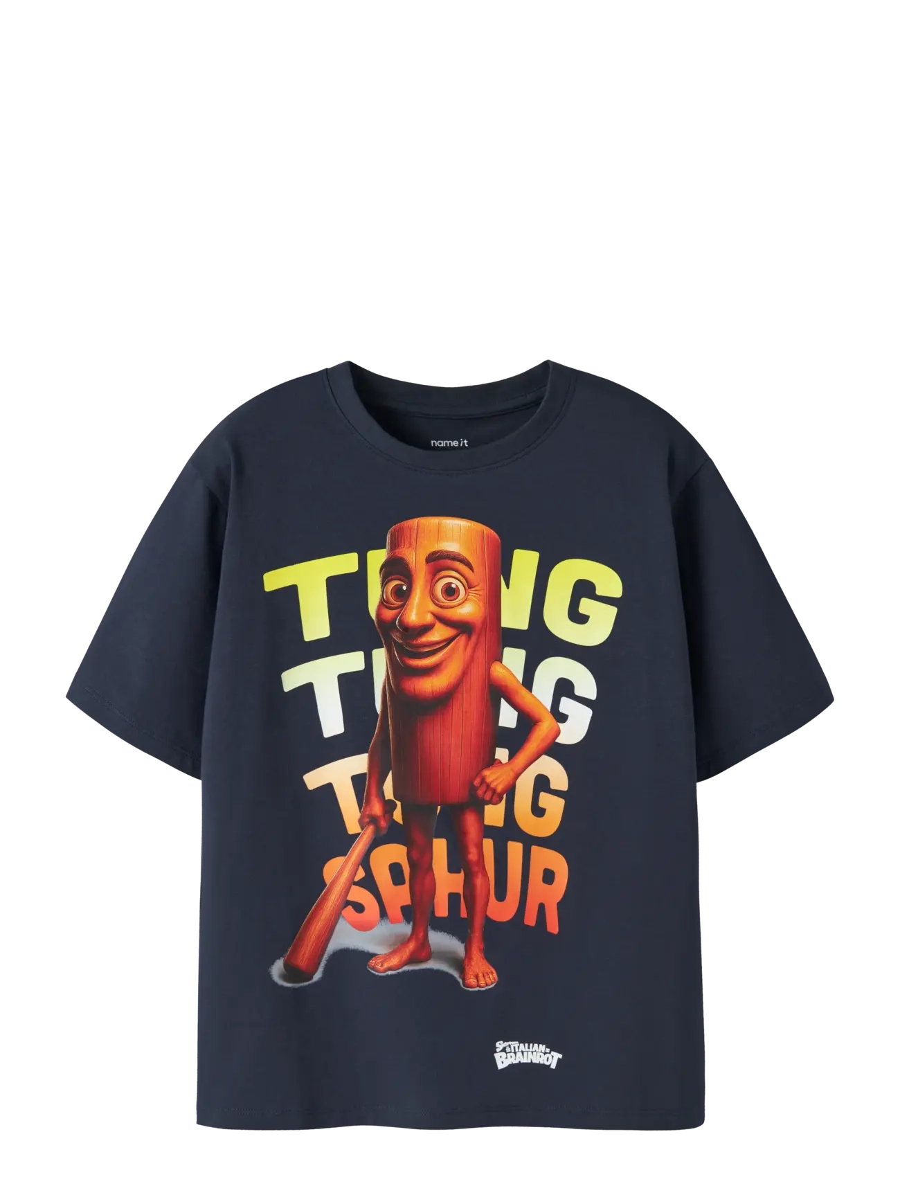 name it NKMARTURO BRAINR SS NREG TOP LNOOS VDE - Teens 140-176 - NAVY BLAZER / navy