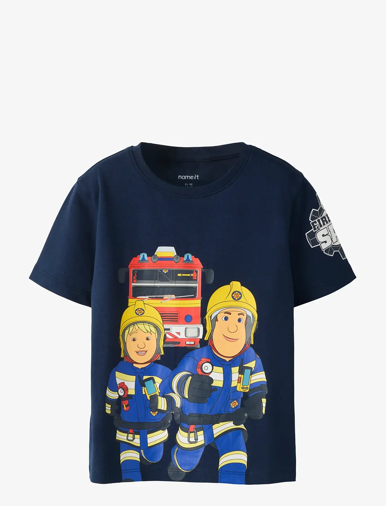 name it - NMMARSON FIREMAN SS NREG TOP BOX MAT - stutterma bolir - navy blazer - 0