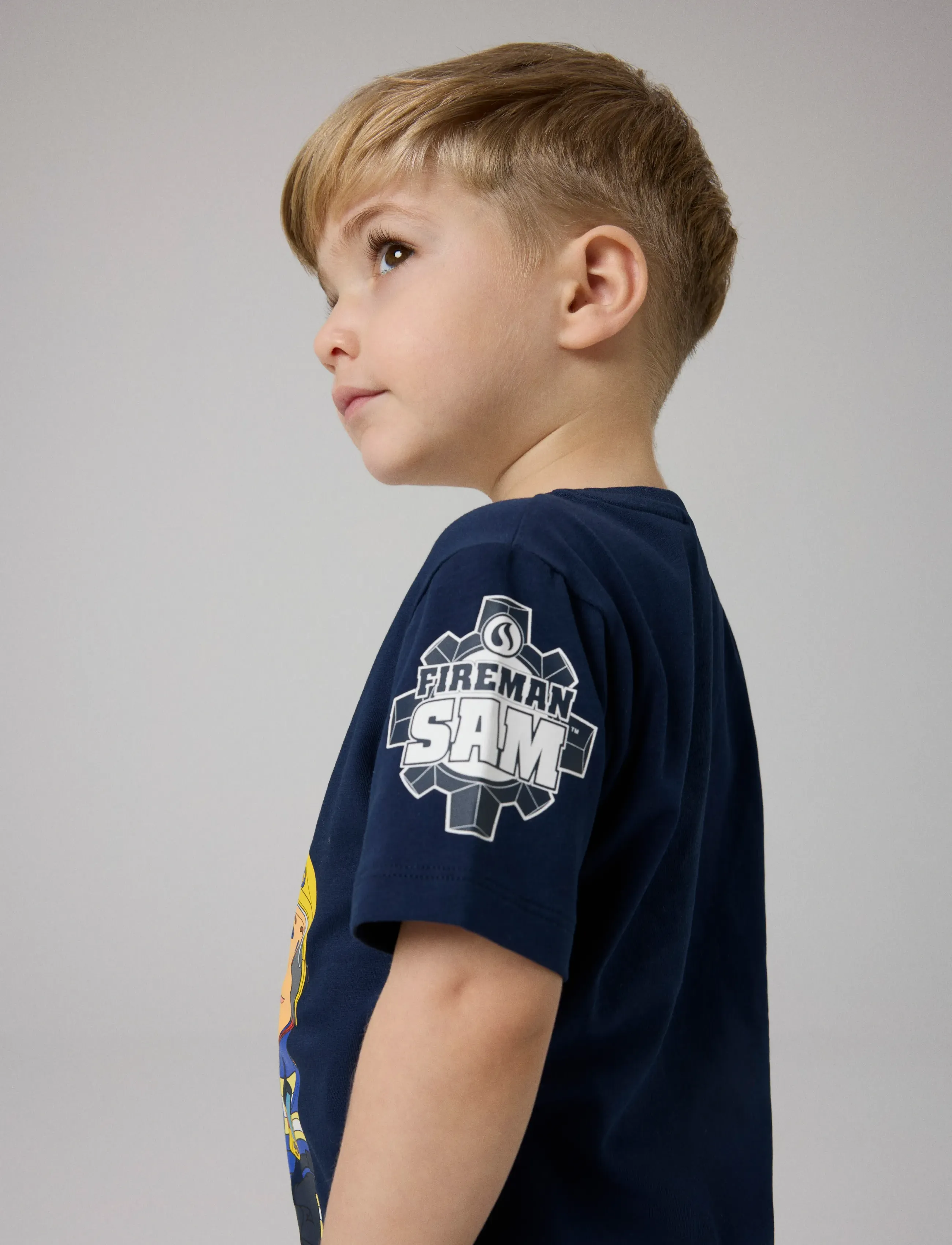 name it - NMMARSON FIREMAN SS NREG TOP BOX MAT - gode sommertilbud - navy blazer - 3