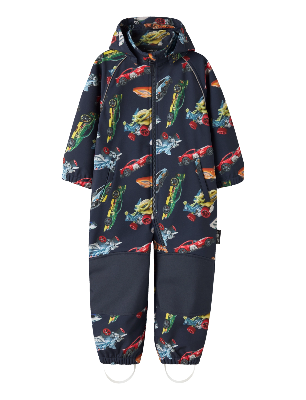 name it Nmmalfa08 Hotwheels Softeshell Suit Mat, Børn, Hætte Softshell Heldragt, Navy, Str: 104