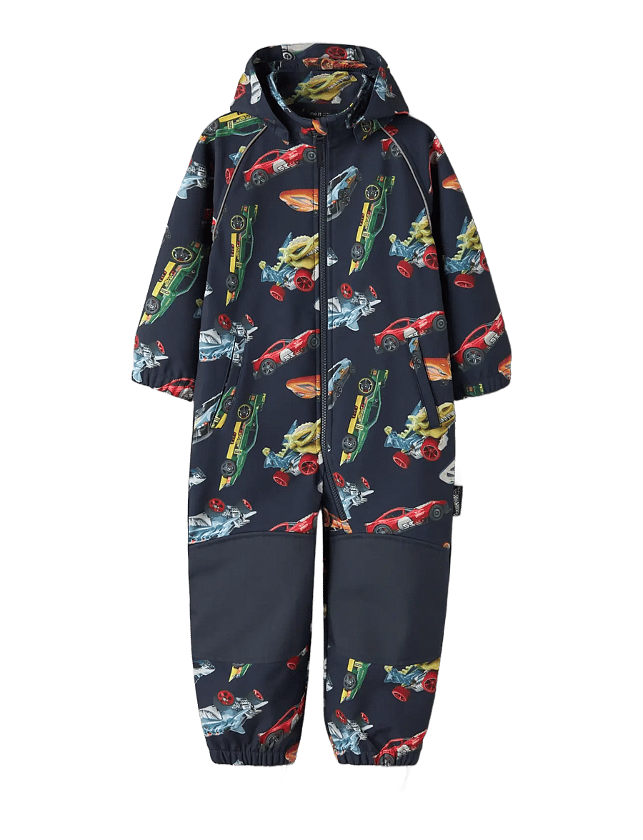 name it - NMMALFA08 HOTWHEELS SOFTESHELL SUIT MAT - navy blazer - 2