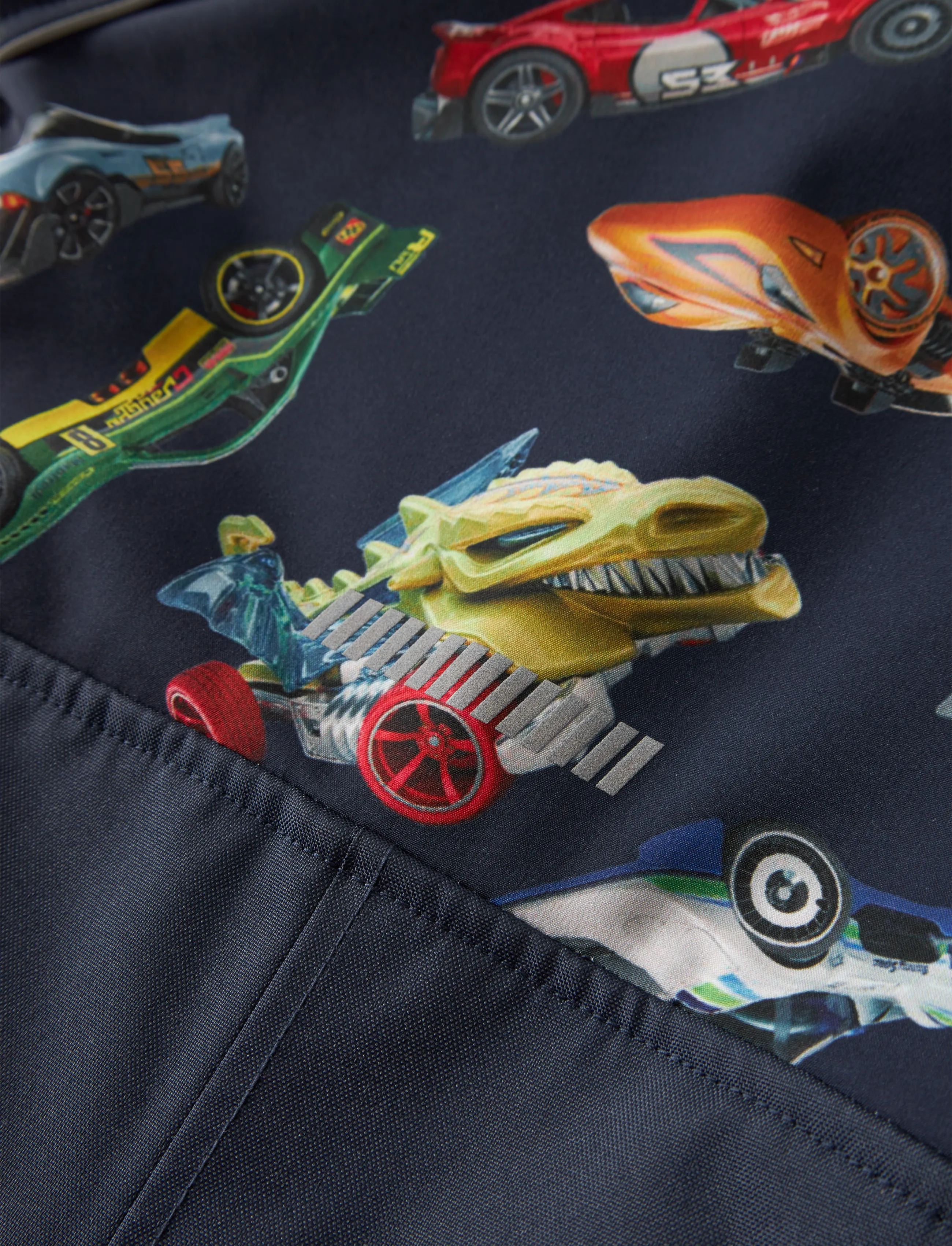 name it - NMMALFA08 HOTWHEELS SOFTESHELL SUIT MAT - navy blazer - 4