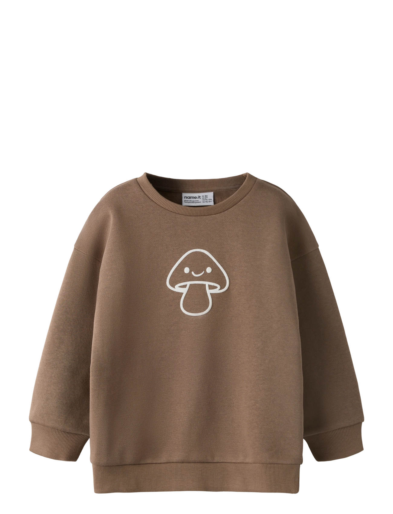 name it NMNRILEY LS RLX SWEAT BRU NOOS - Oberteile - BROWN LENTIL / brown