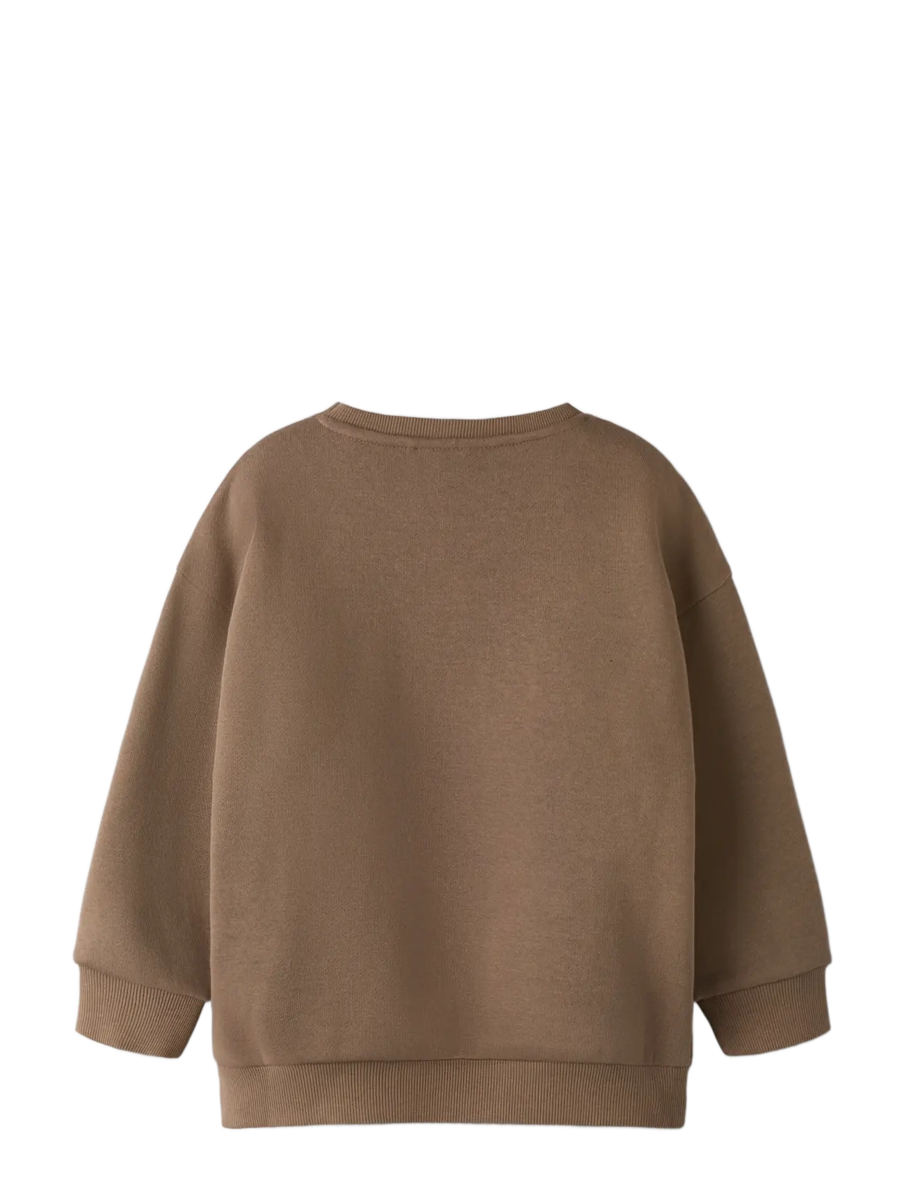 name it - NMNRILEY LS RLX SWEAT BRU NOOS - sweatshirts - brown lentil - 1
