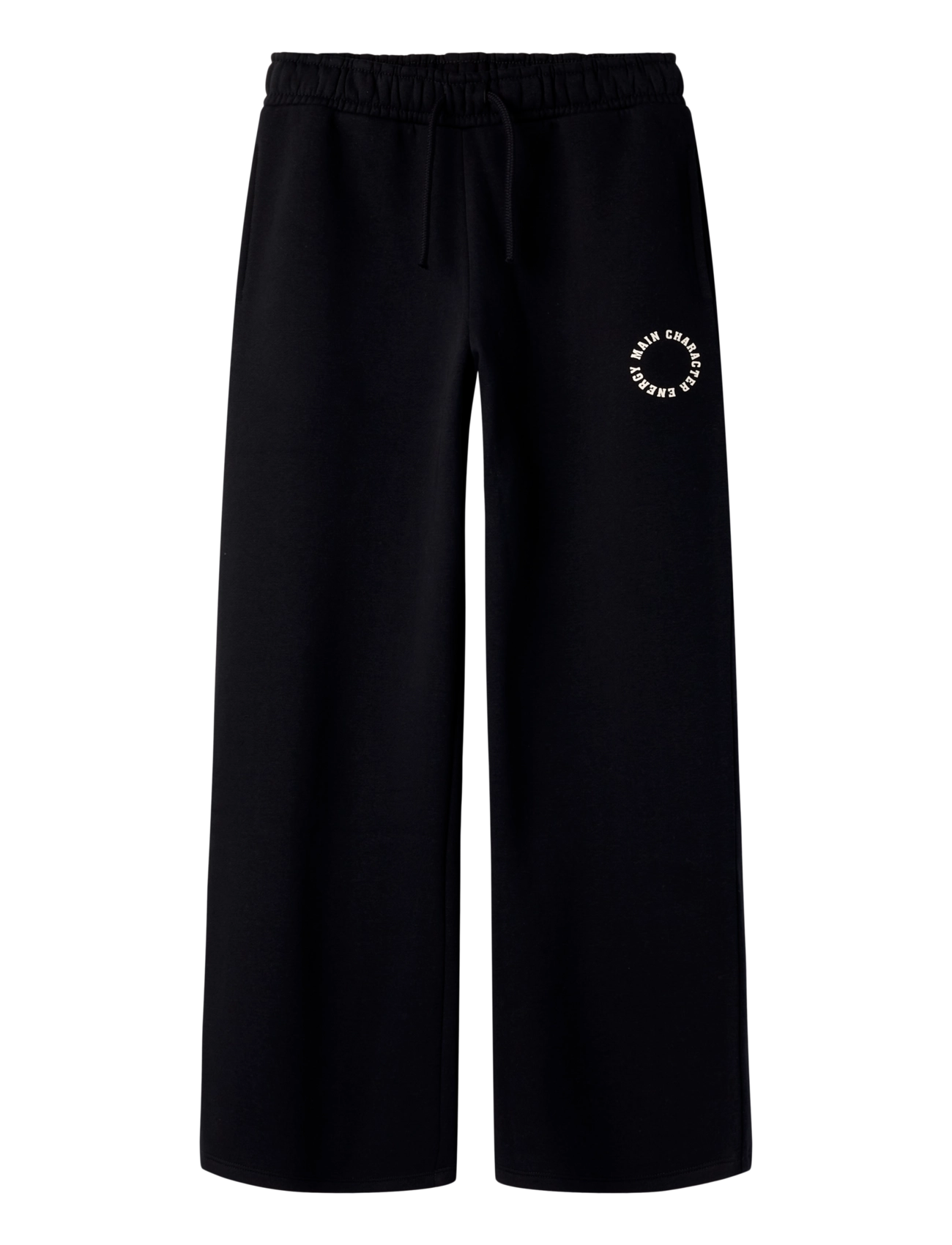 name it NKFRIA WIDE SWEAT PANT BRU NOOS - Tagasi kooli - BLACK / black