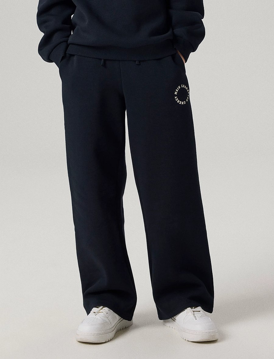 name it - NKFRIA WIDE SWEAT PANT BRU NOOS - jogginghosen - black - 4