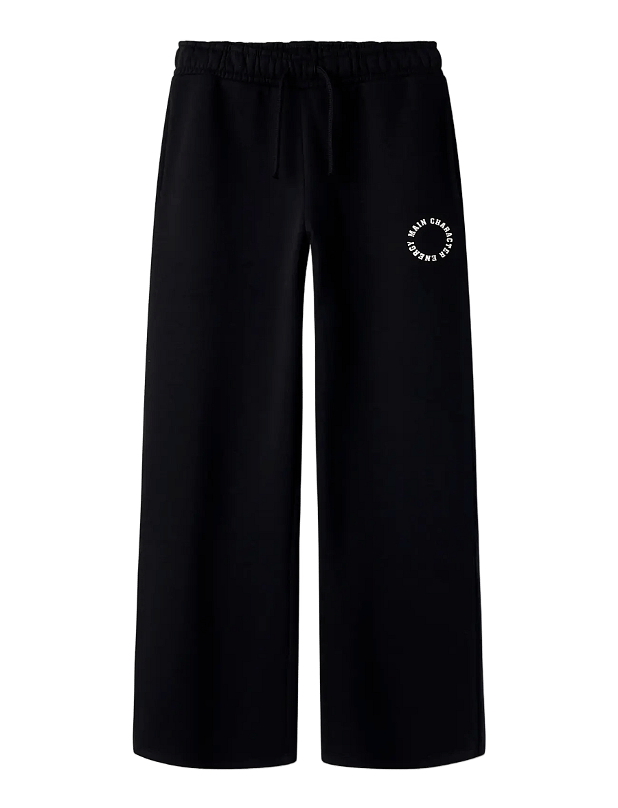 name it - NKFRIA WIDE SWEAT PANT BRU NOOS - jogginghosen - black - 2