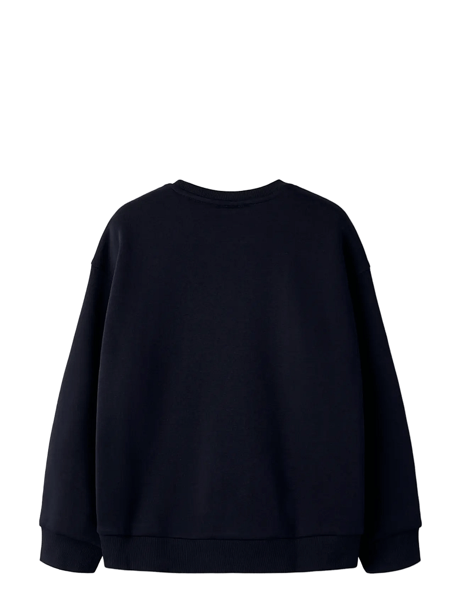 name it - NKMRIO LS RLX SWEAT BRU NOOS - dressipluusid - dark sapphire - 1