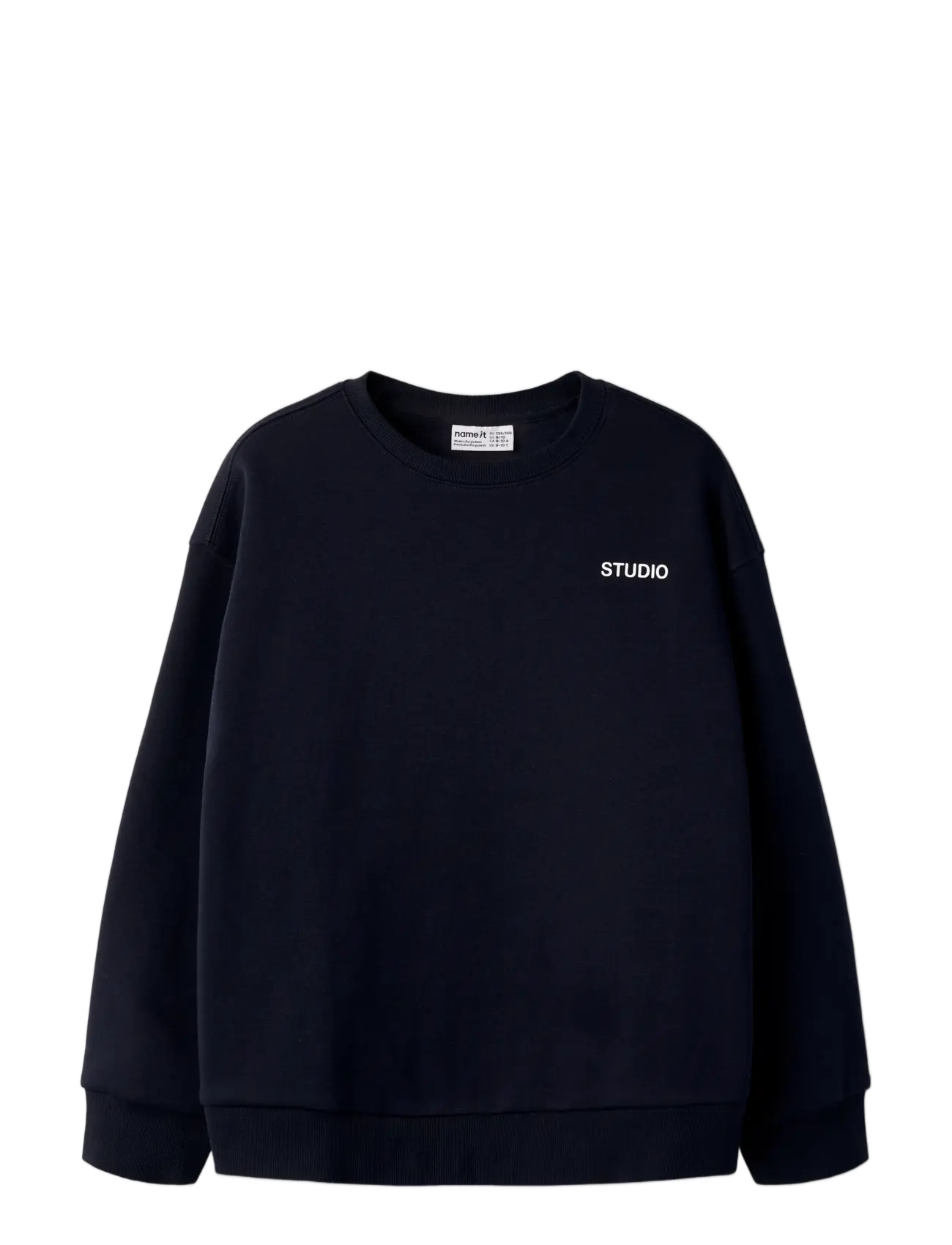 name it - NKMRIO LS RLX SWEAT BRU NOOS - dressipluusid - dark sapphire - 2