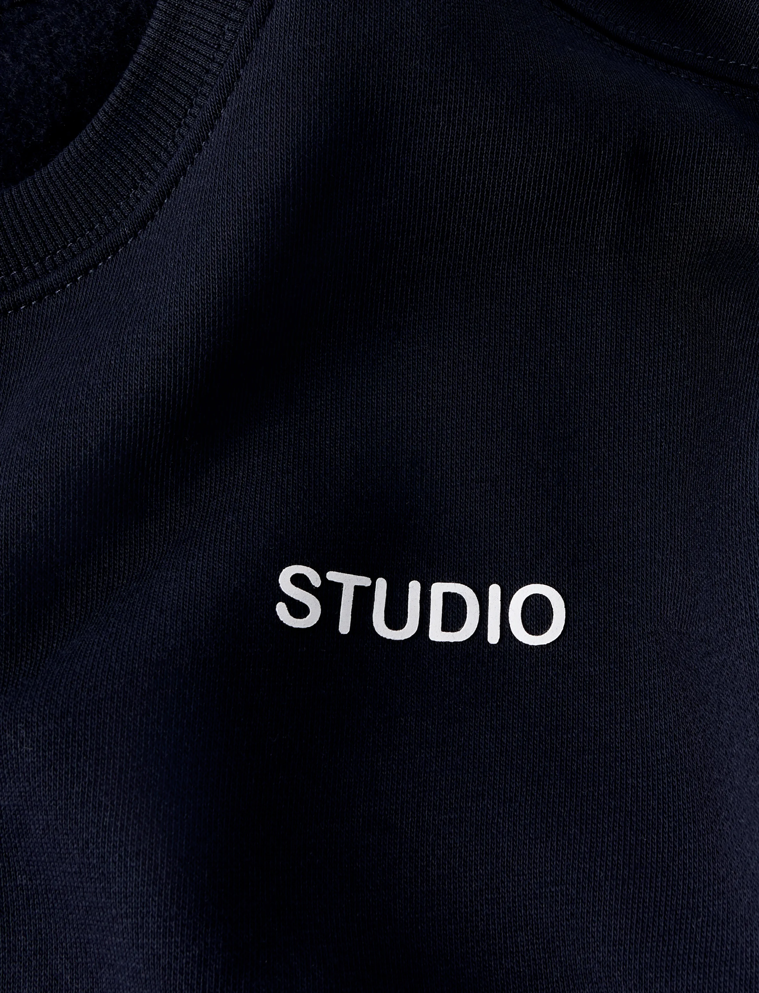 name it - NKMRIO LS RLX SWEAT BRU NOOS - dressipluusid - dark sapphire - 5