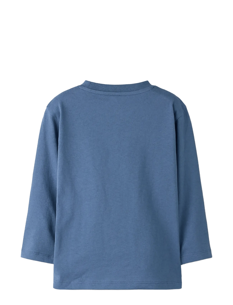 name it - NMMSIKKALAN LS NREG TOP - langærmede t-shirts - vintage indigo - 2