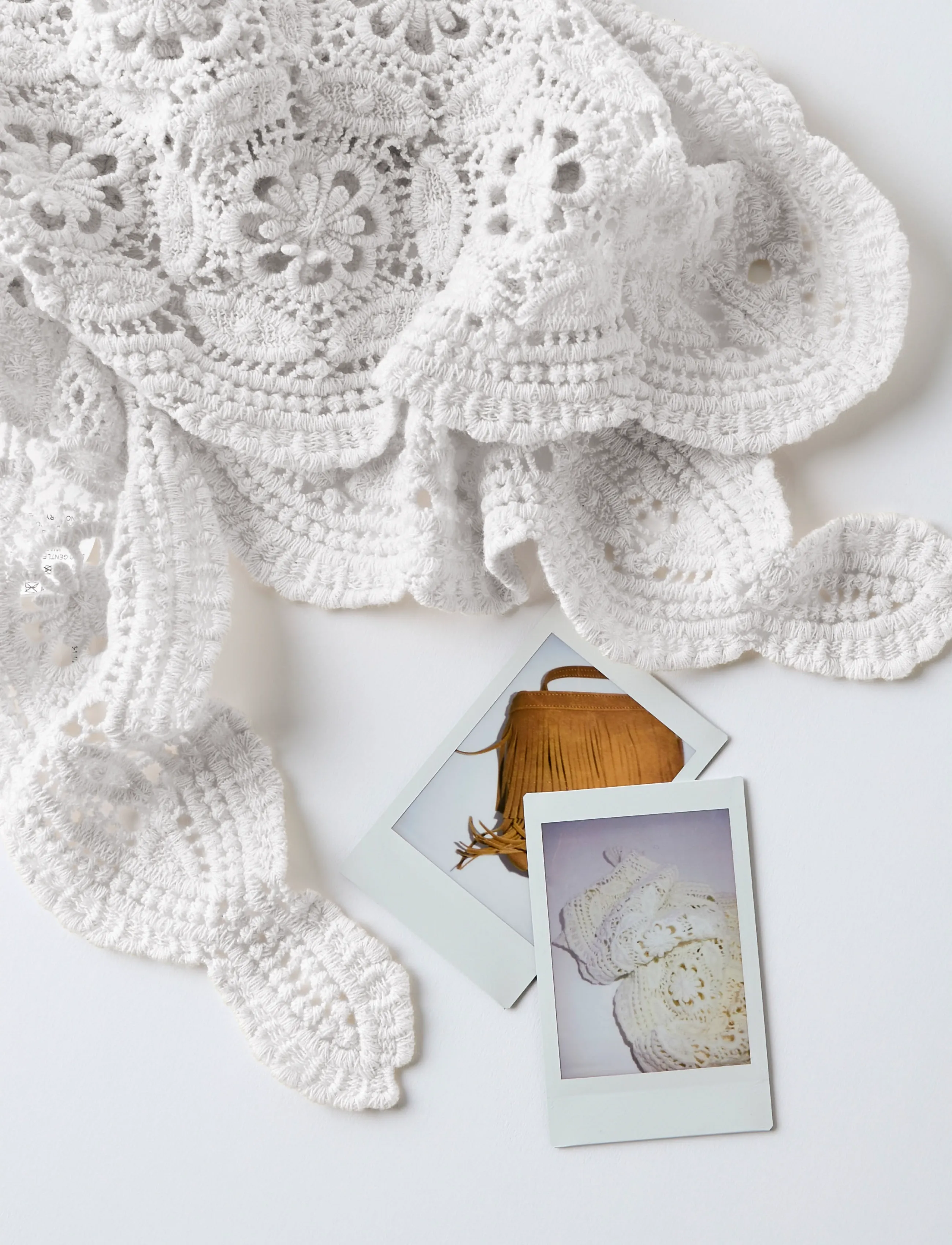 name it - NKFNIMO SCARF - cloud dancer - 3