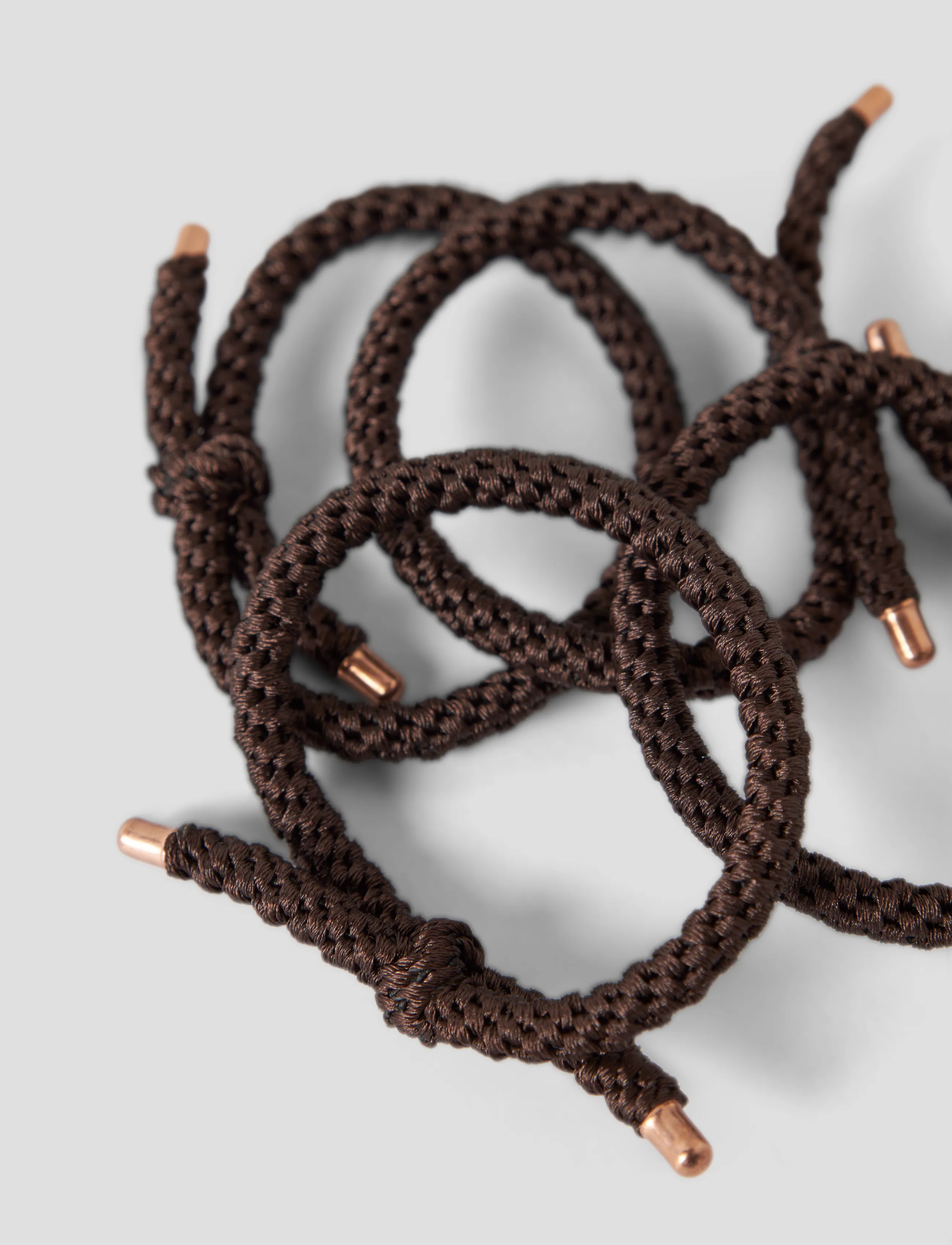 name it - NKFNARISE 4P HAIRELASTIC - scrunchies & hair ties - chocolate plum - 1