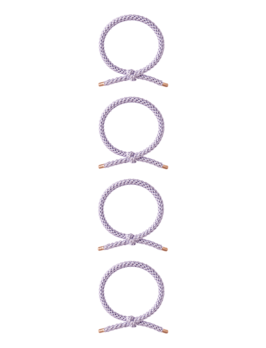 name it - NKFNARISE 4P HAIRELASTIC - juuksepaelad ja -klambrid - heirloom lilac - 0