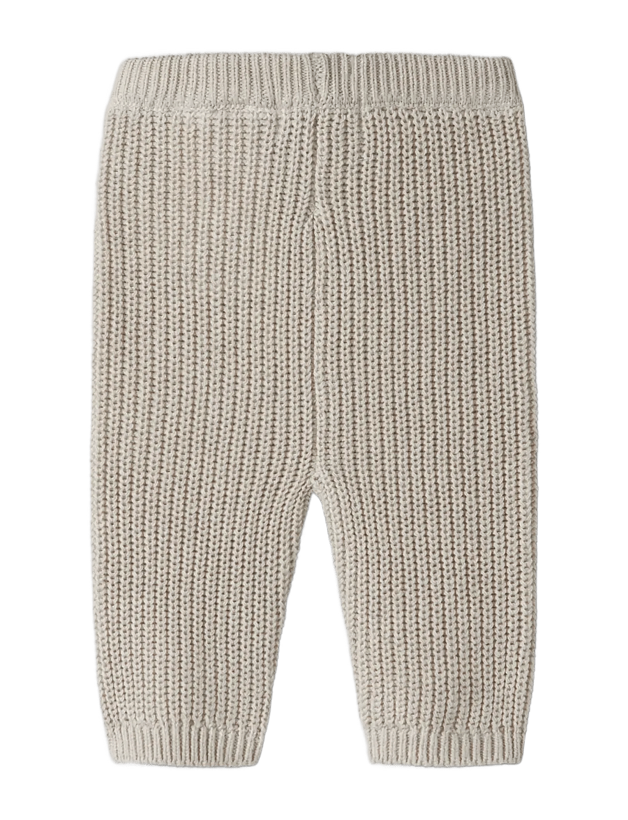 name it - NBNOMARK KNIT PANT - peyote melange - 1